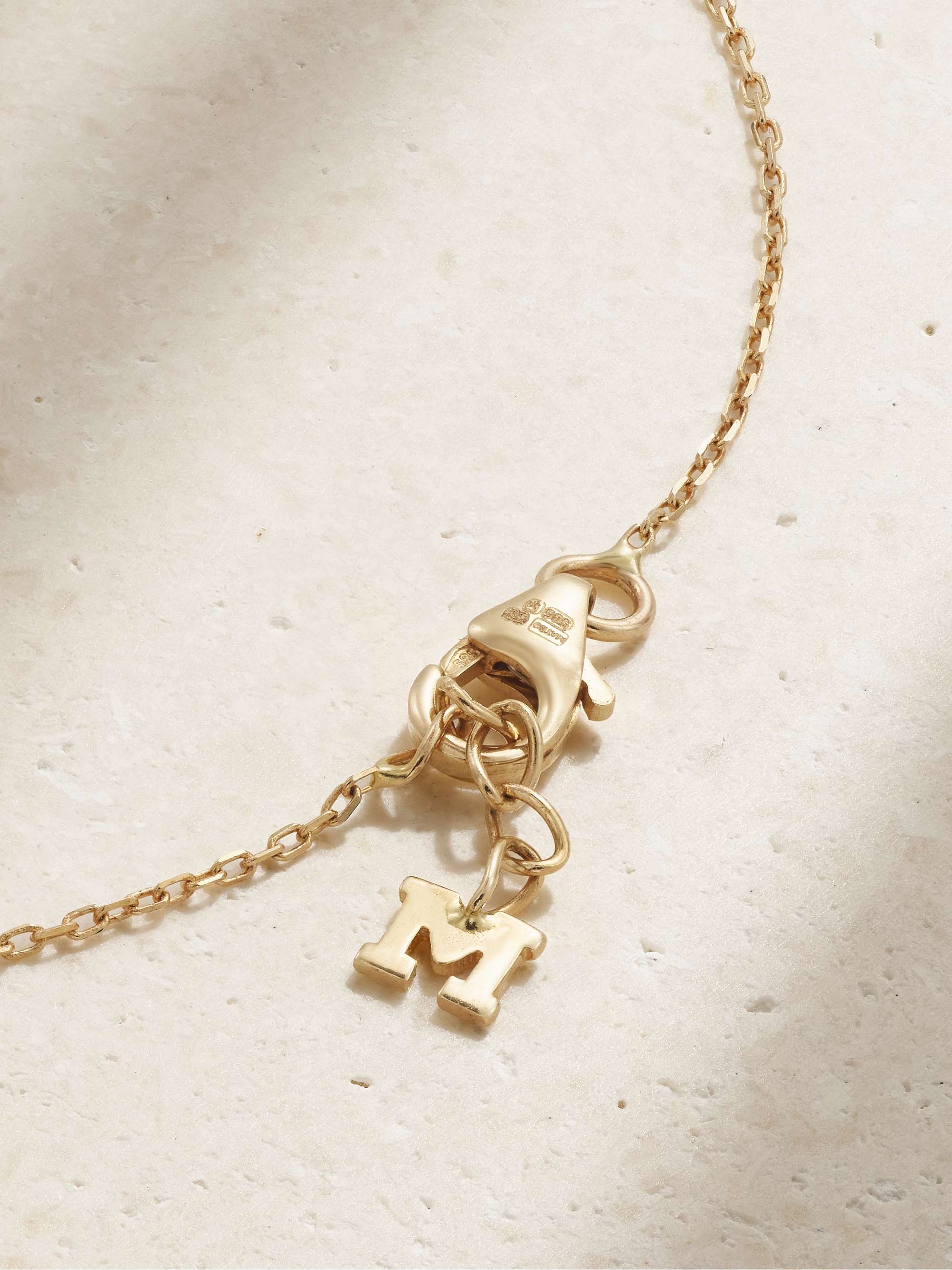 MATEO 14-karat gold diamond bracelet