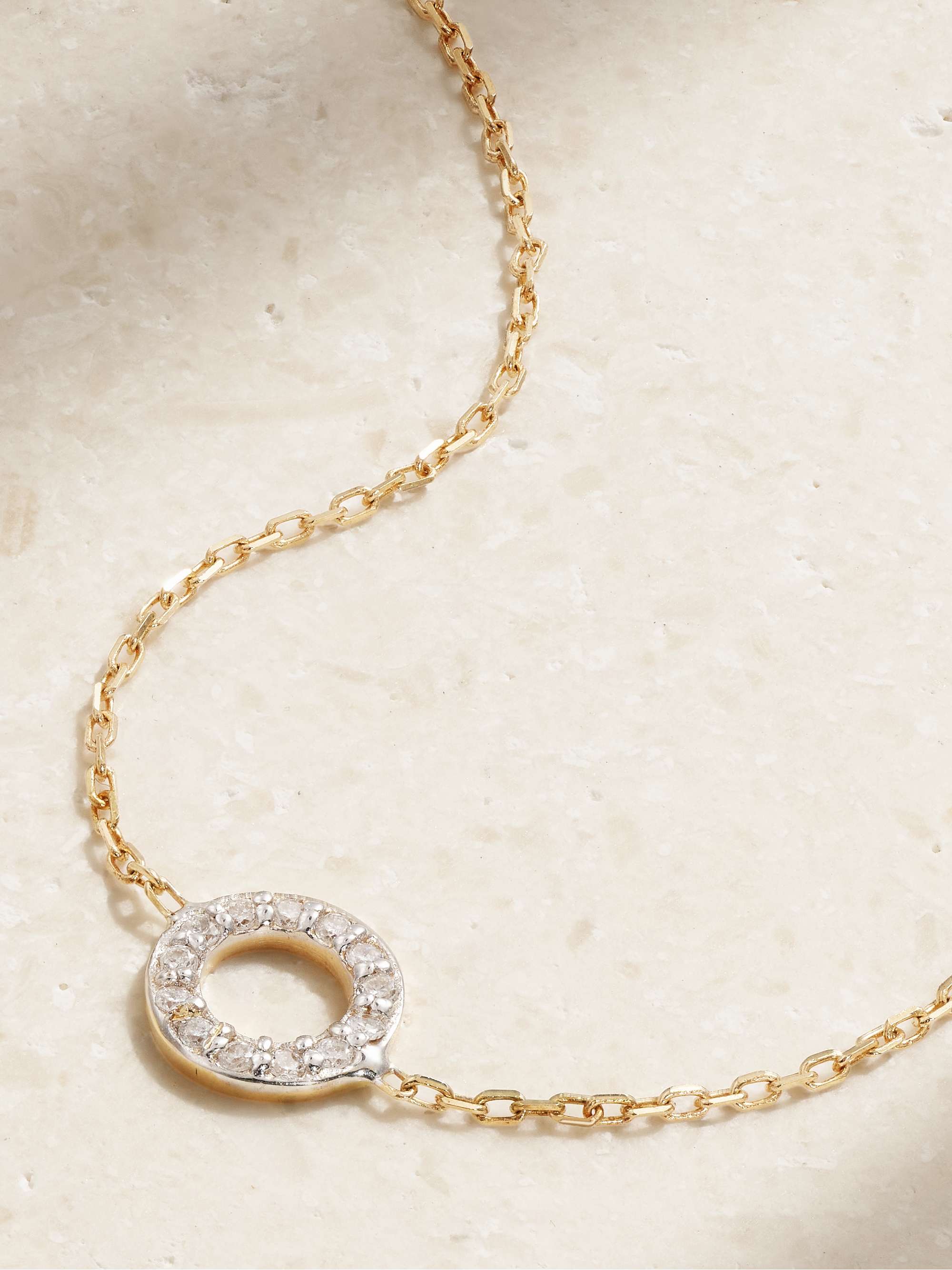 MATEO 14-karat gold diamond bracelet