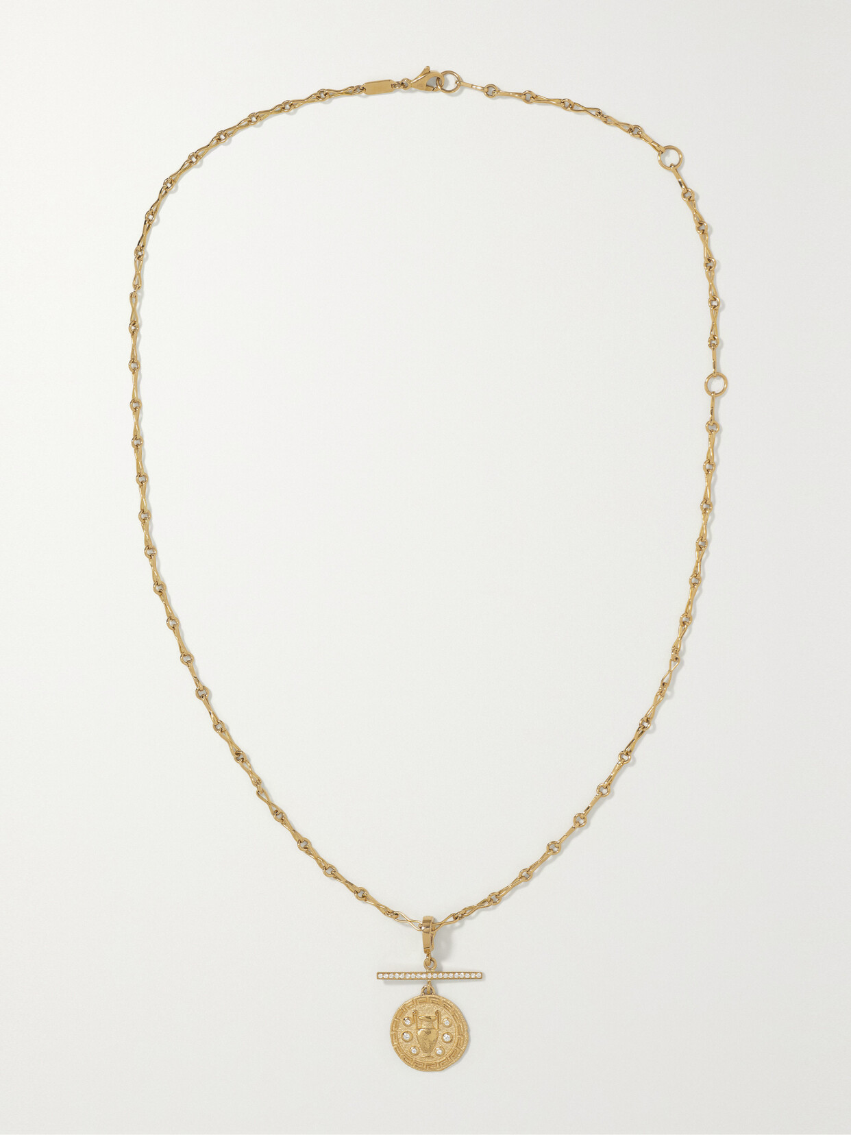 Azlee 18-karat Gold Diamond Necklace