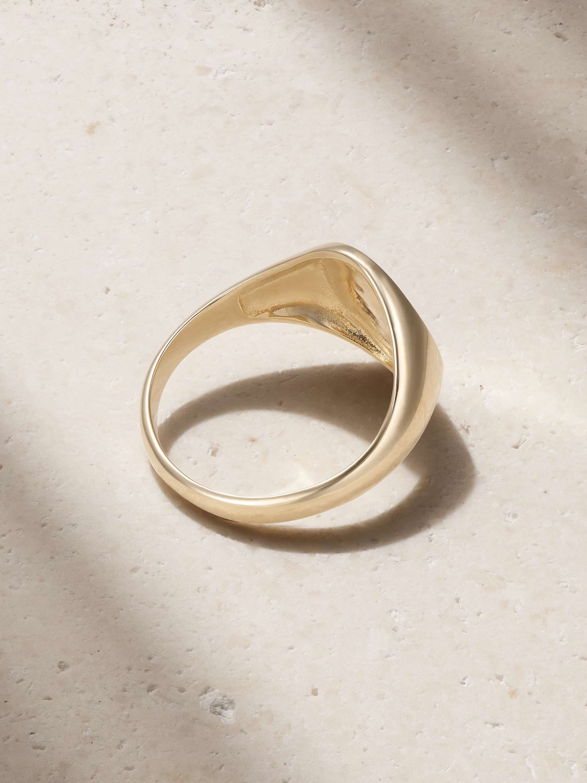 MATEO 14-karat gold signet ring