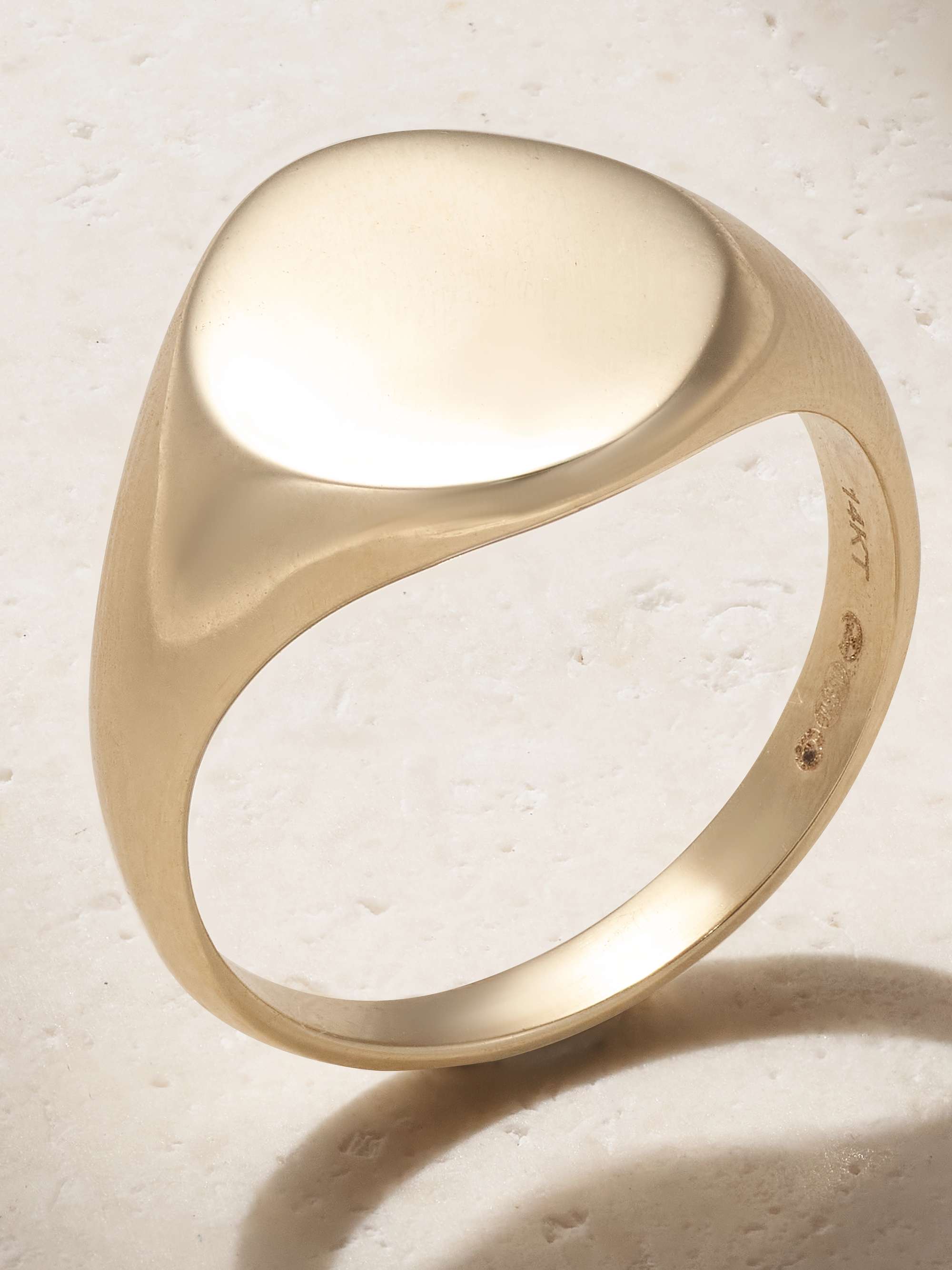 MATEO 14-karat gold signet ring