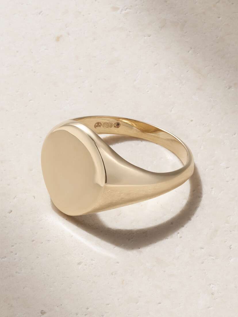 Mateo 14-karat Gold Signet Ring