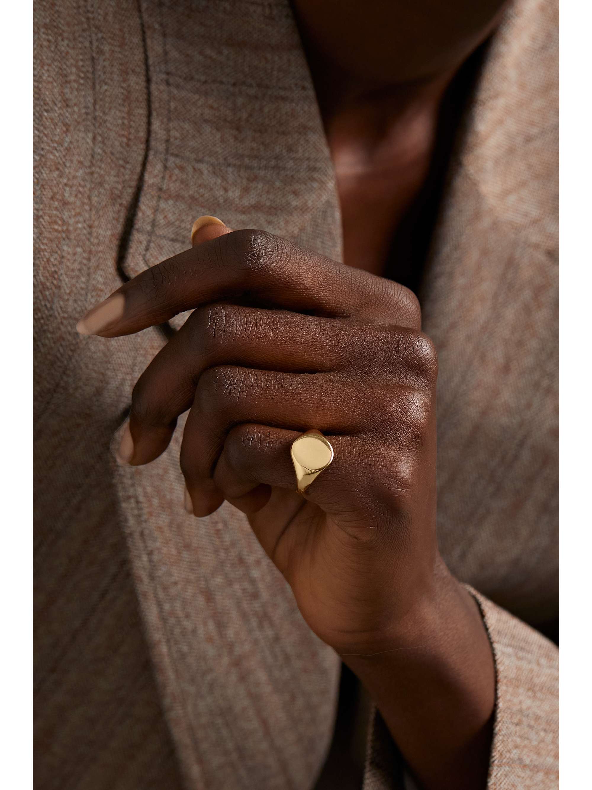 MATEO 14-karat gold signet ring