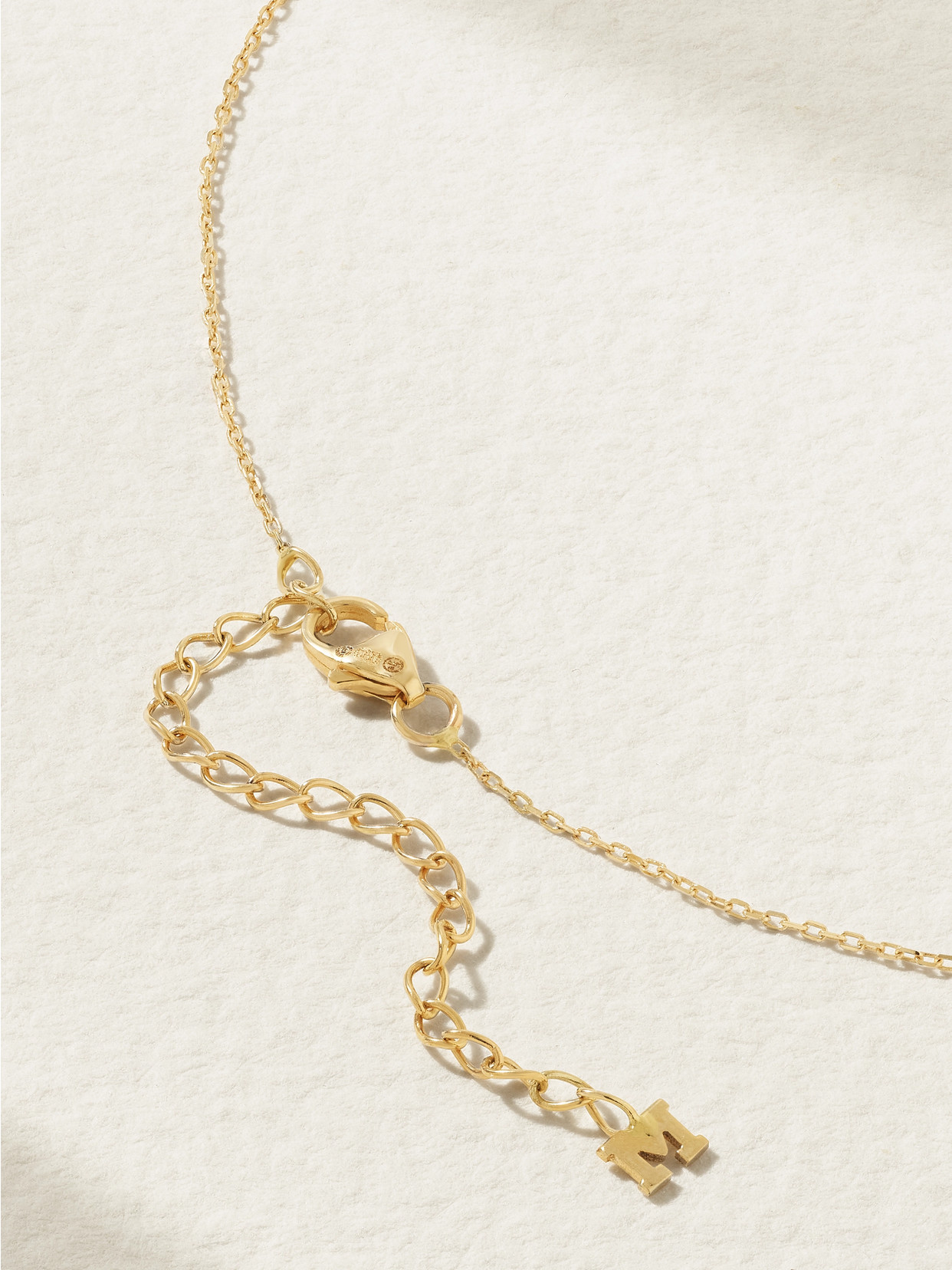 Mateo 14-karat Gold, Pearl And Diamond Necklace In Gold