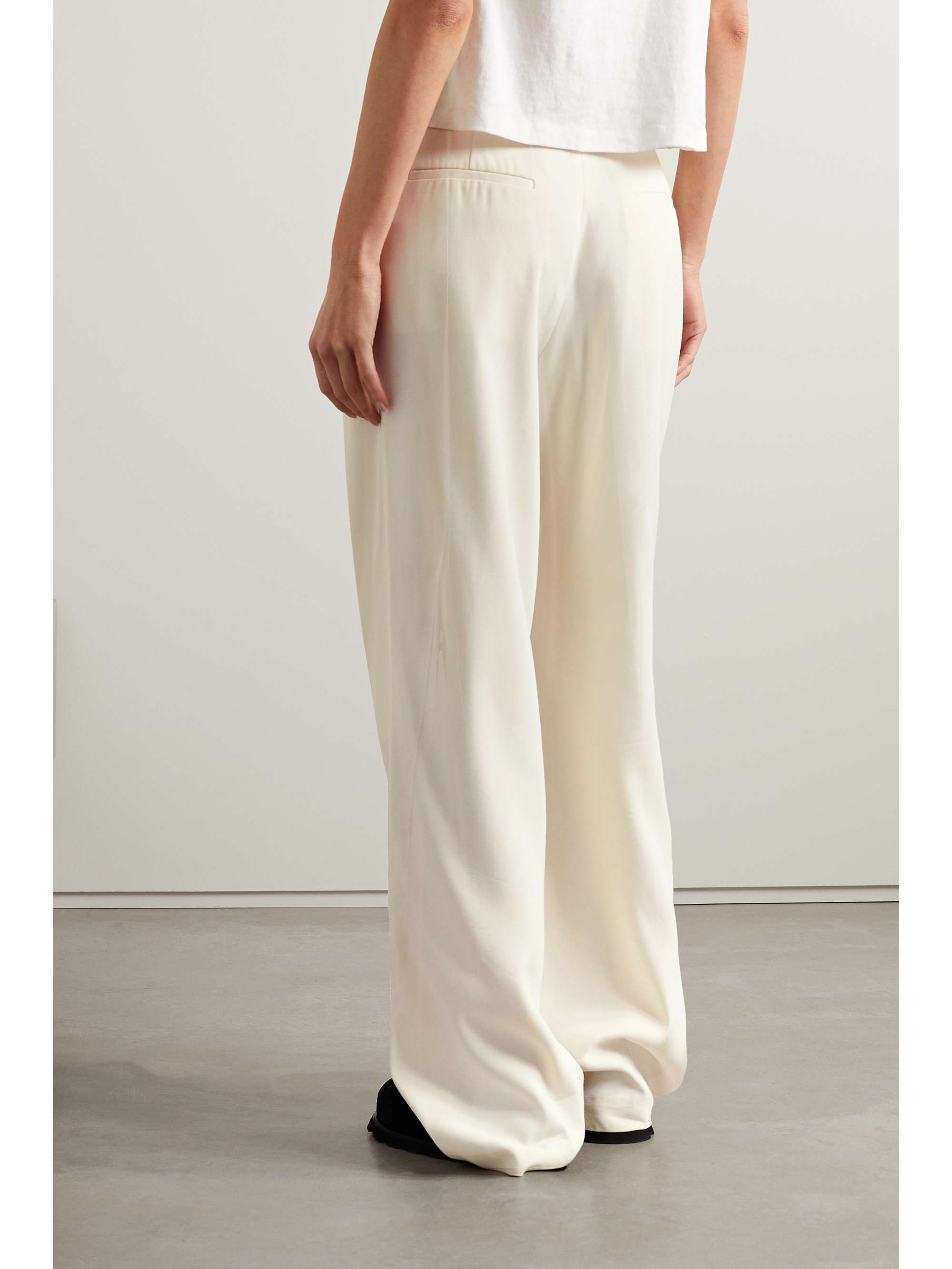 CO Twill wide-leg pants