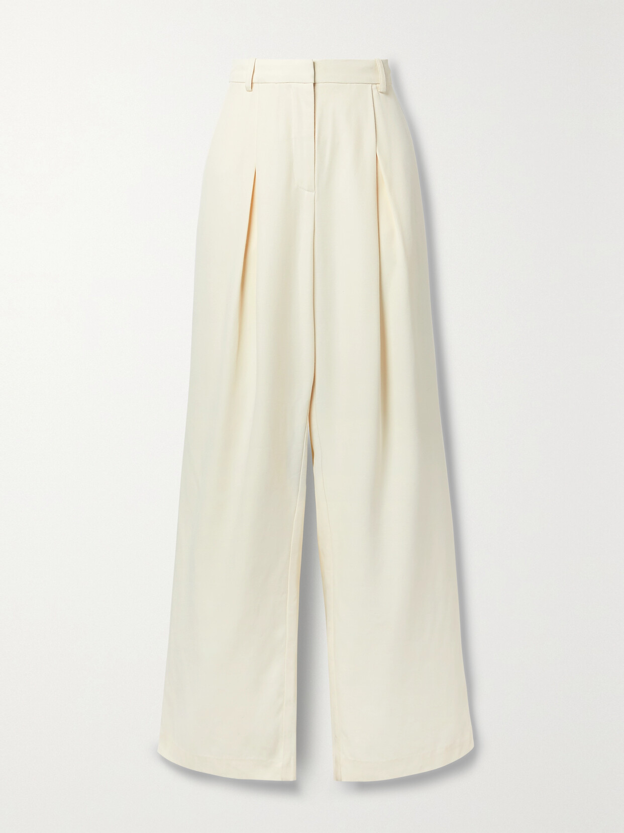 CO TWILL WIDE-LEG PANTS