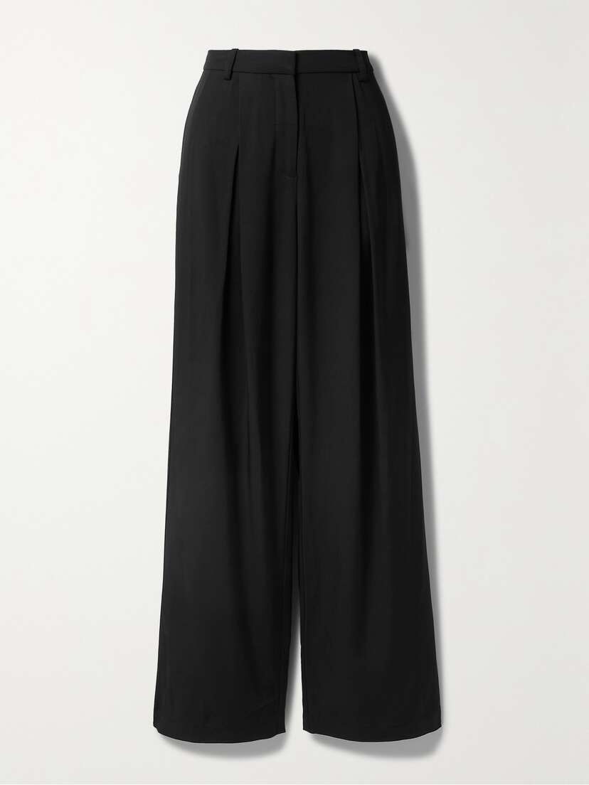 Co Twill Wide-leg Pants