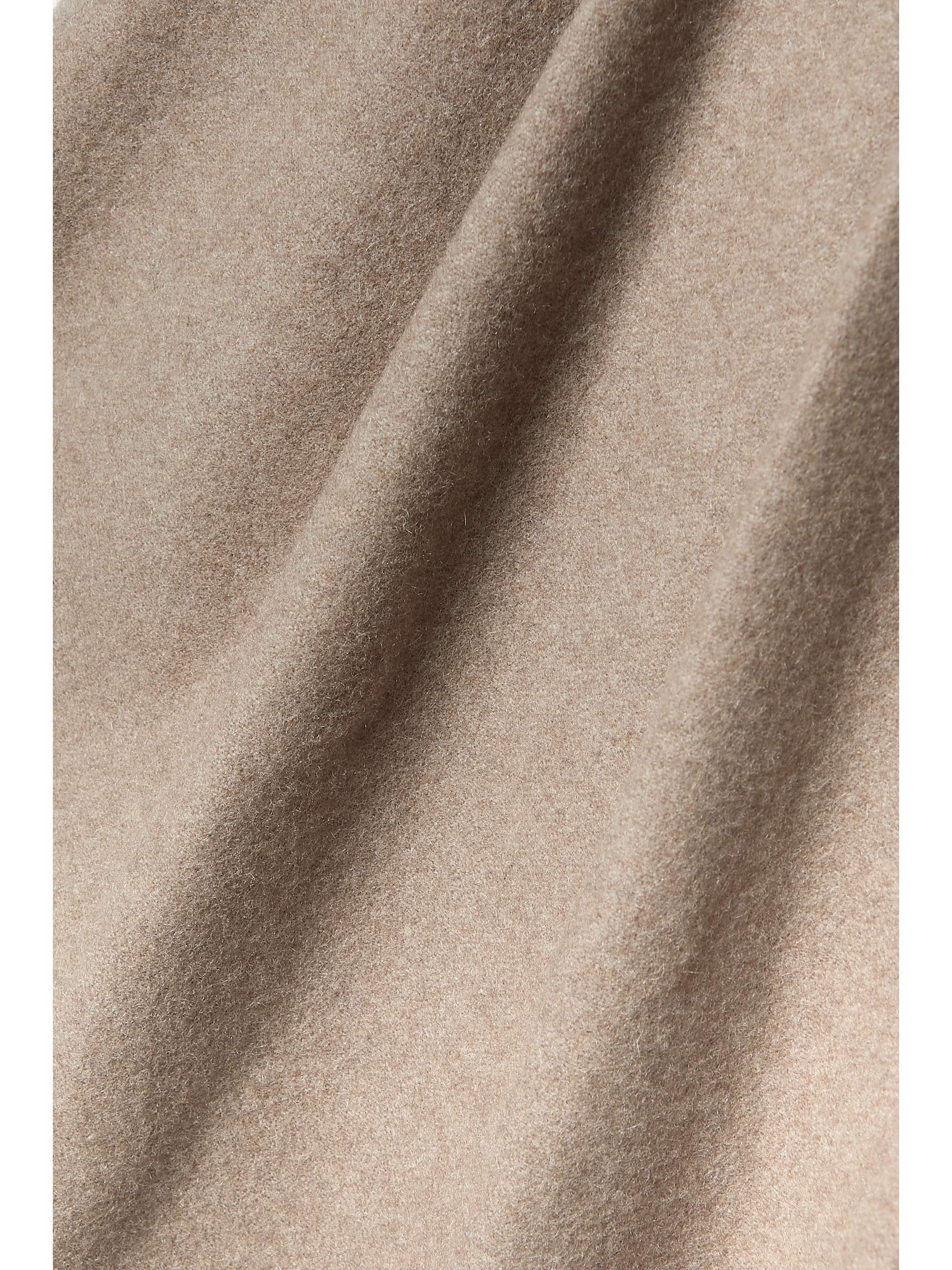 CO Pleated wool and cashmere-blend wide-leg pants