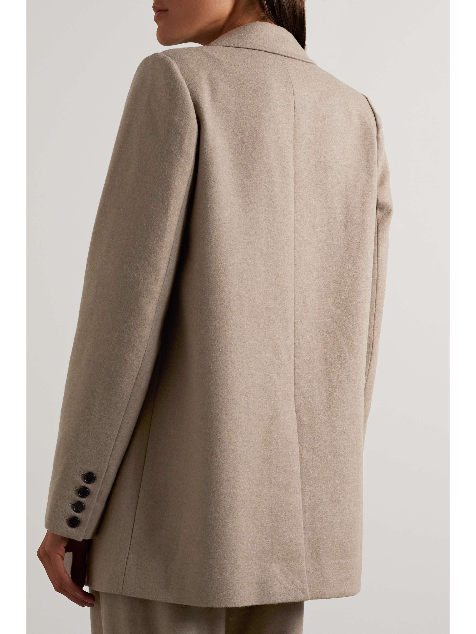 CO Double-breasted wool and cashmere-blend blazer