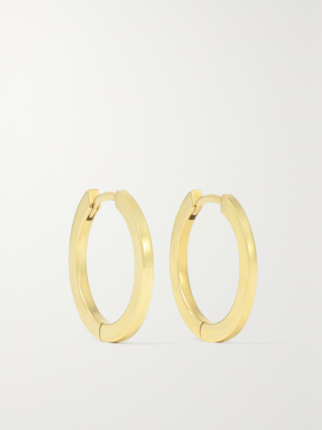 JENNIFER MEYER LARGE 18-KARAT GOLD HOOP EARRINGS