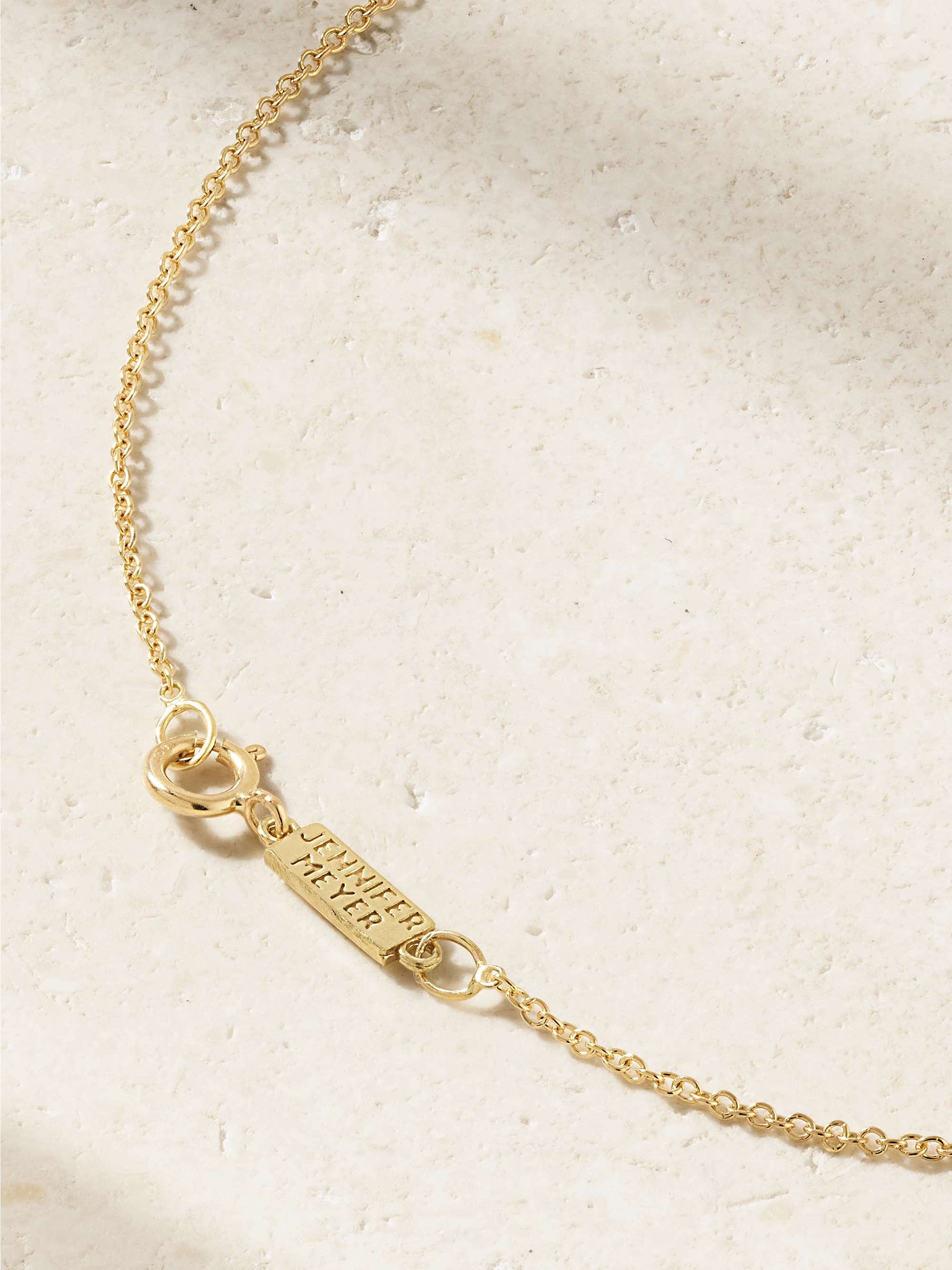JENNIFER MEYER 18-karat gold diamond necklace