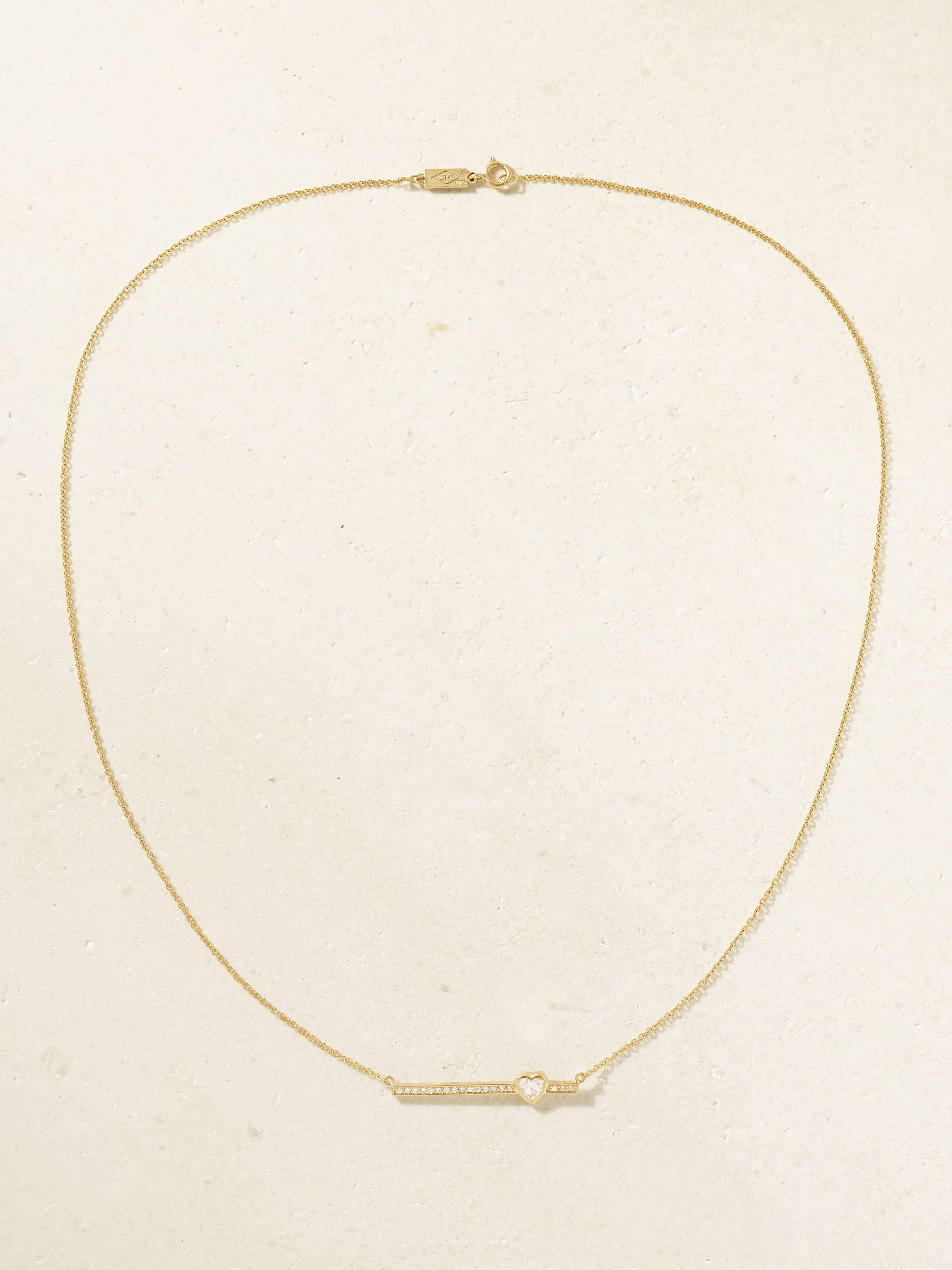 JENNIFER MEYER 18-karat gold diamond necklace