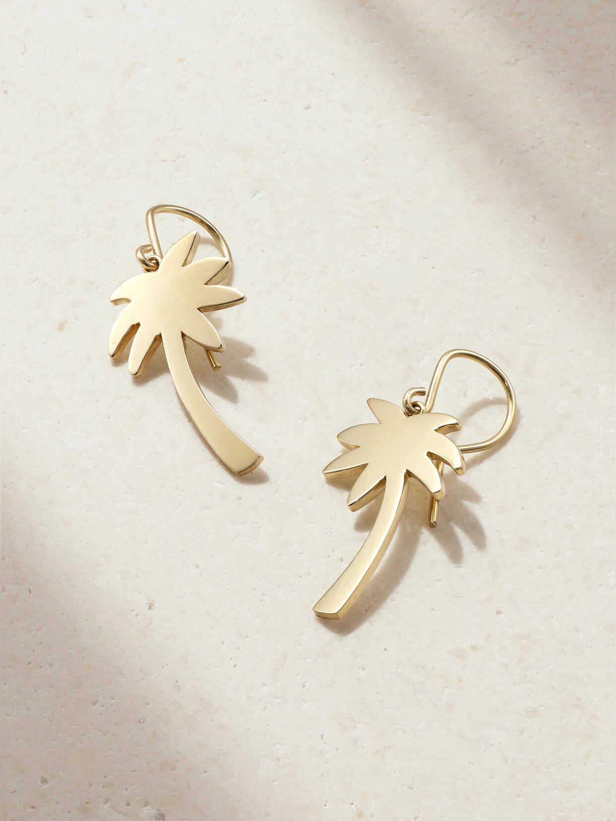 Jennifer Meyer Large Palm Tree 18-karat Gold Earrings