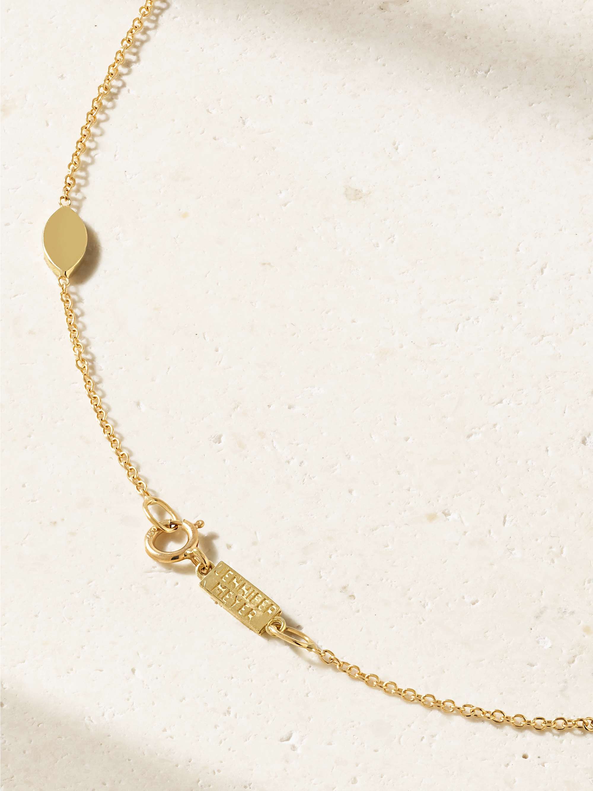 JENNIFER MEYER Collier en or 18 carats (750/1000) Marquise By The Inch