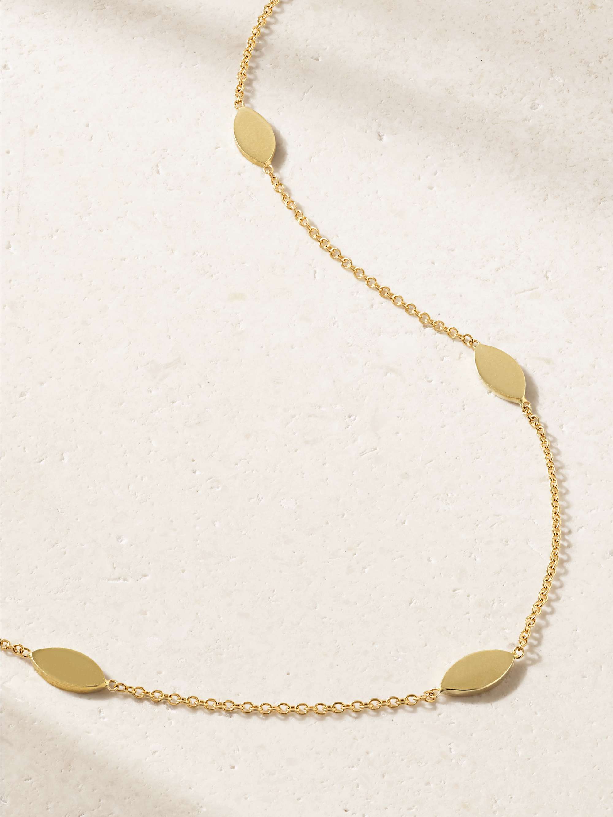JENNIFER MEYER Collier en or 18 carats (750/1000) Marquise By The Inch