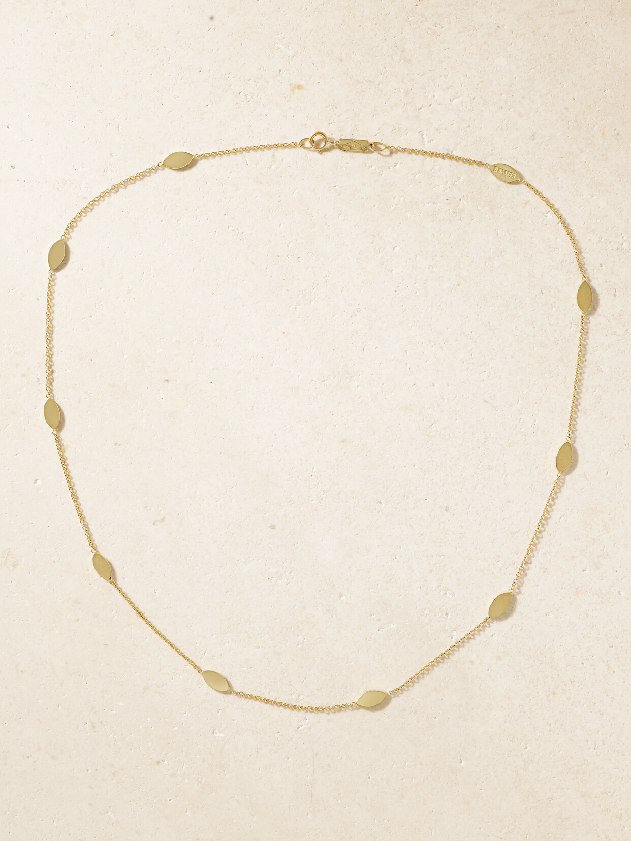 Jennifer Meyer Marquise By The Inch 18-karat Gold Necklace