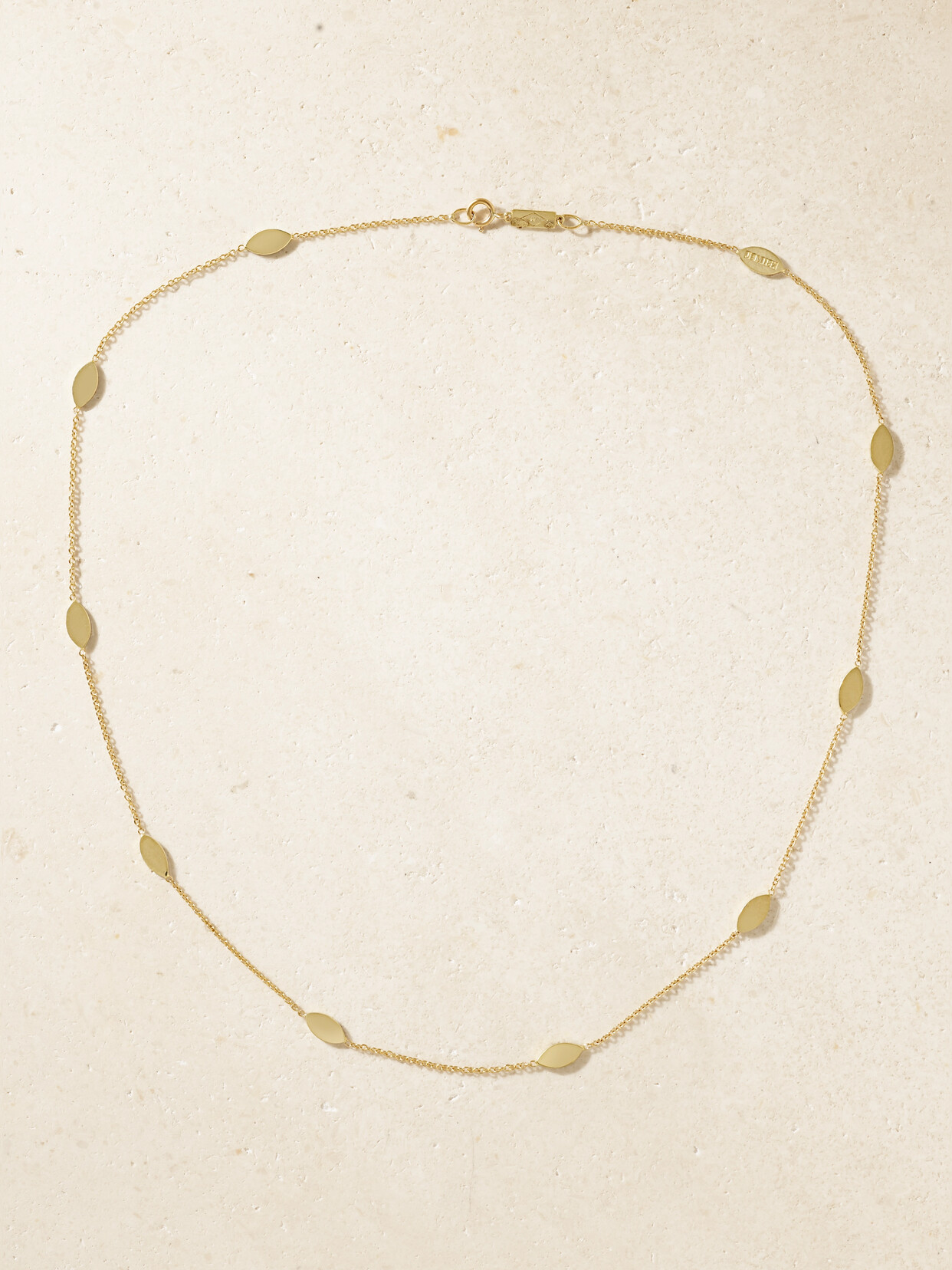 Jennifer Meyer Marquise By The Inch 18-karat Gold Necklace