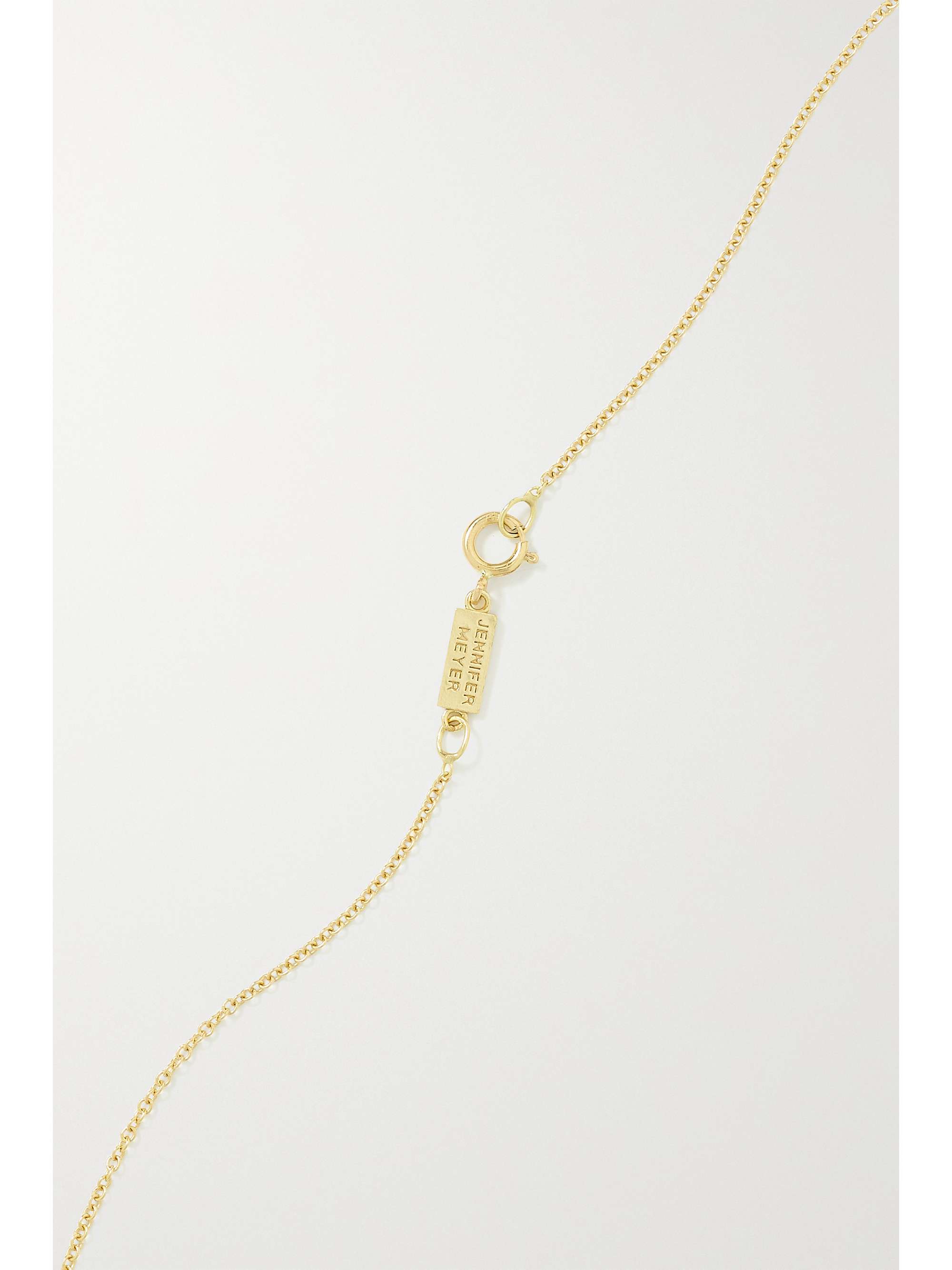 JENNIFER MEYER 18-karat gold diamond necklace