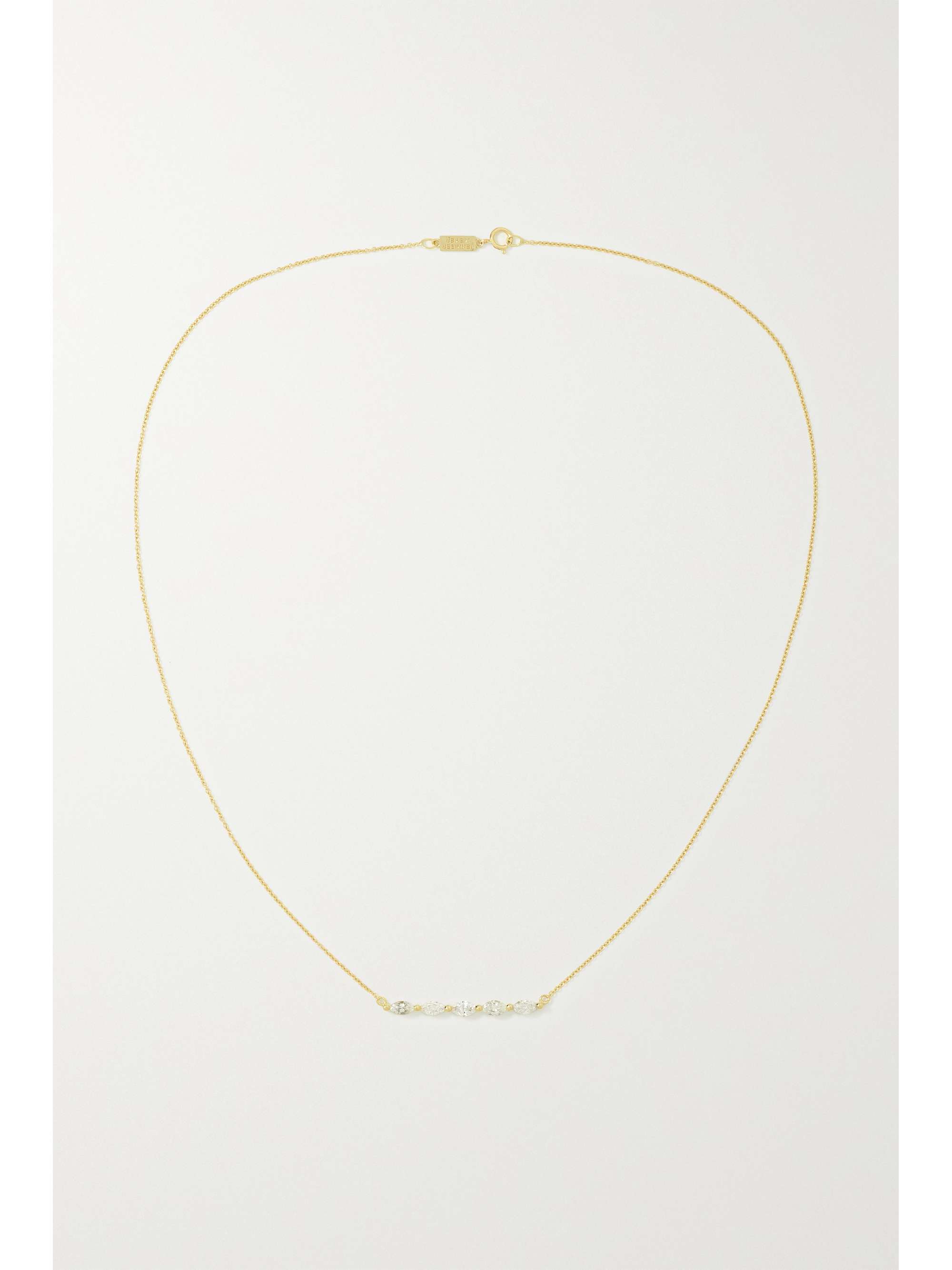 JENNIFER MEYER 18-karat gold diamond necklace