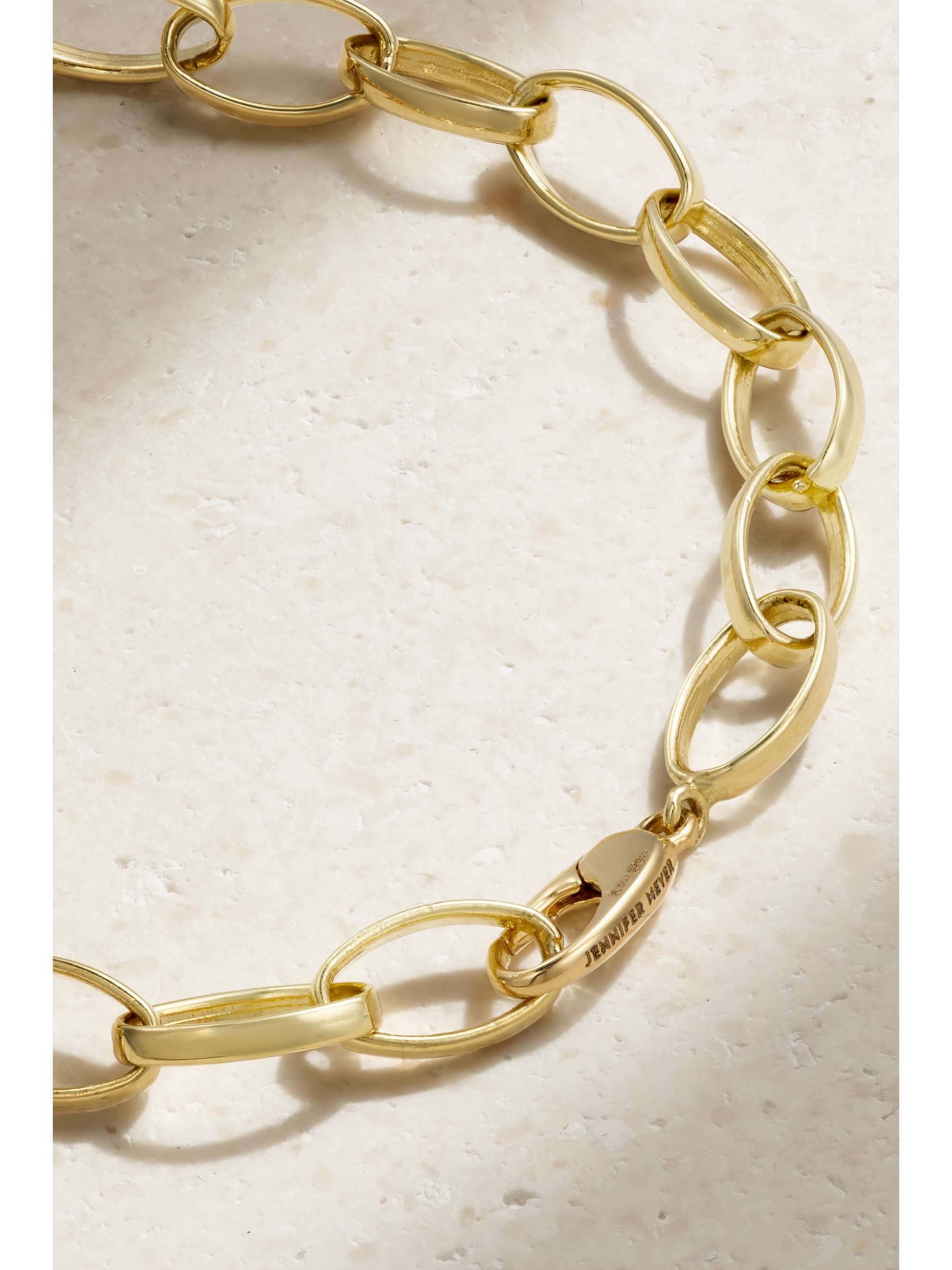 JENNIFER MEYER Medium Edith 18-karat gold diamond bracelet