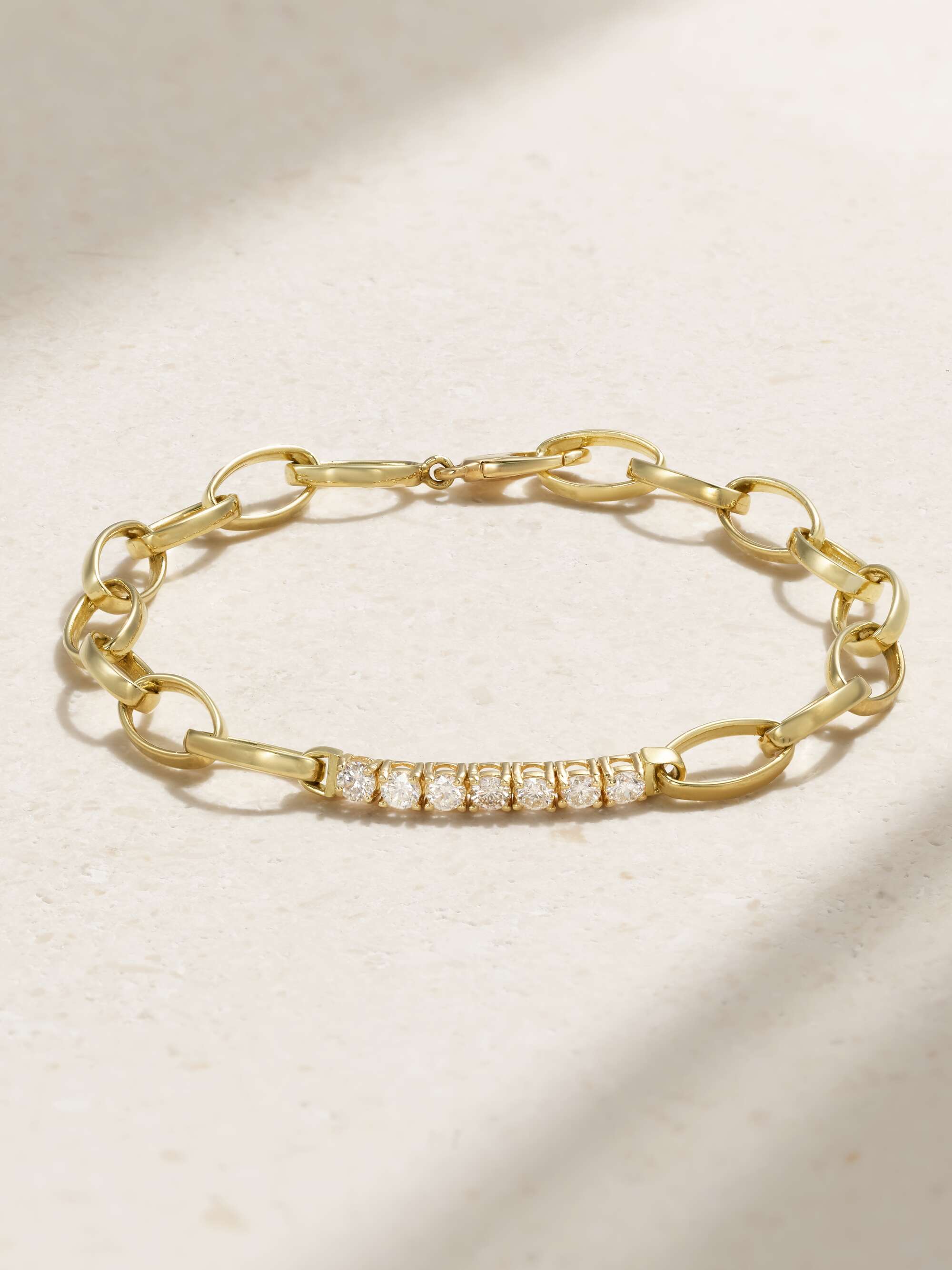 Bracelet in 18k gold, medium.