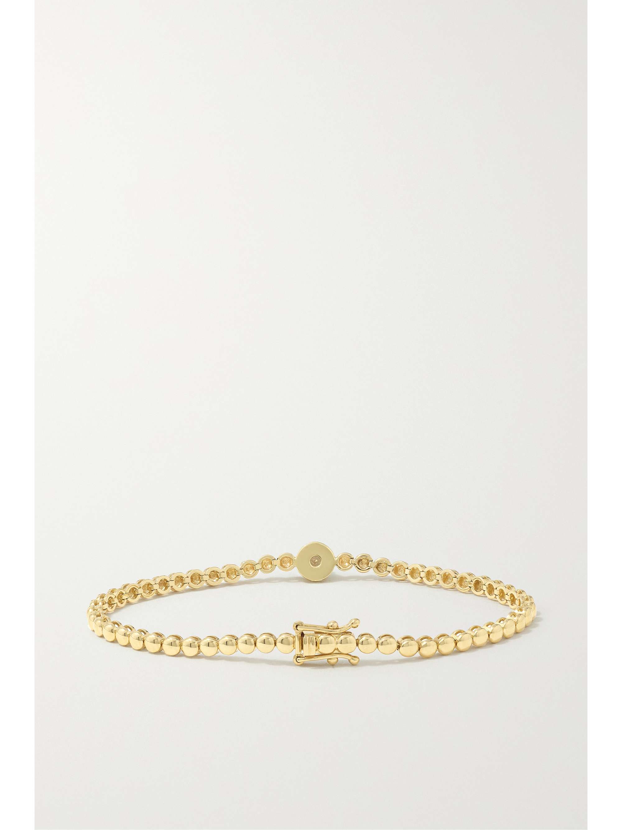 JENNIFER MEYER Mini Bezel 18-karat gold diamond tennis bracelet