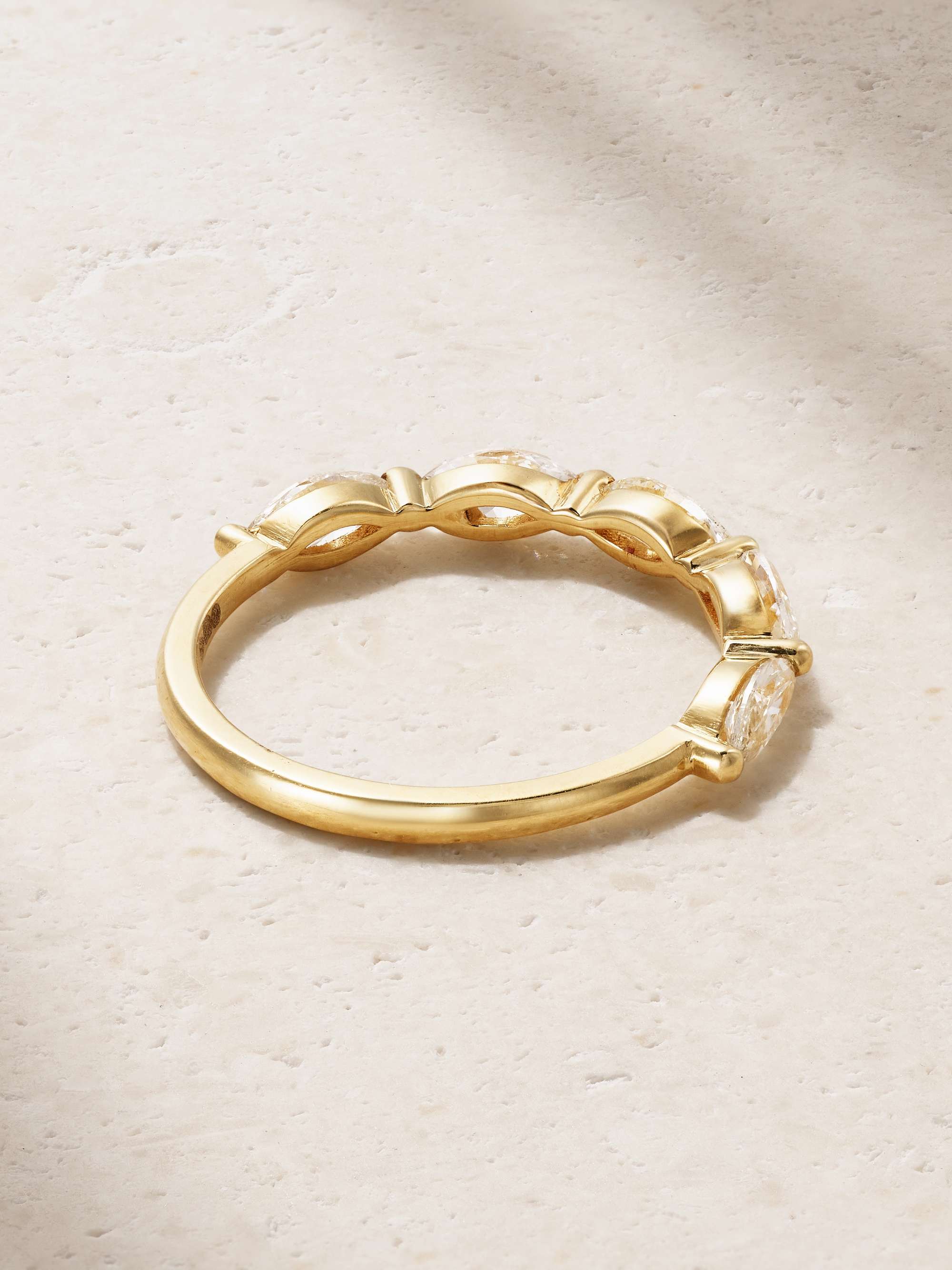 JENNIFER MEYER 18-karat gold diamond ring