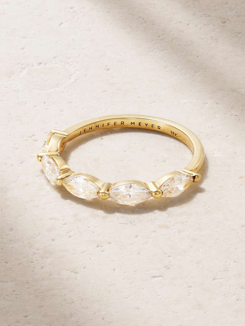 Jennifer Meyer 18-karat Gold Diamond Ring