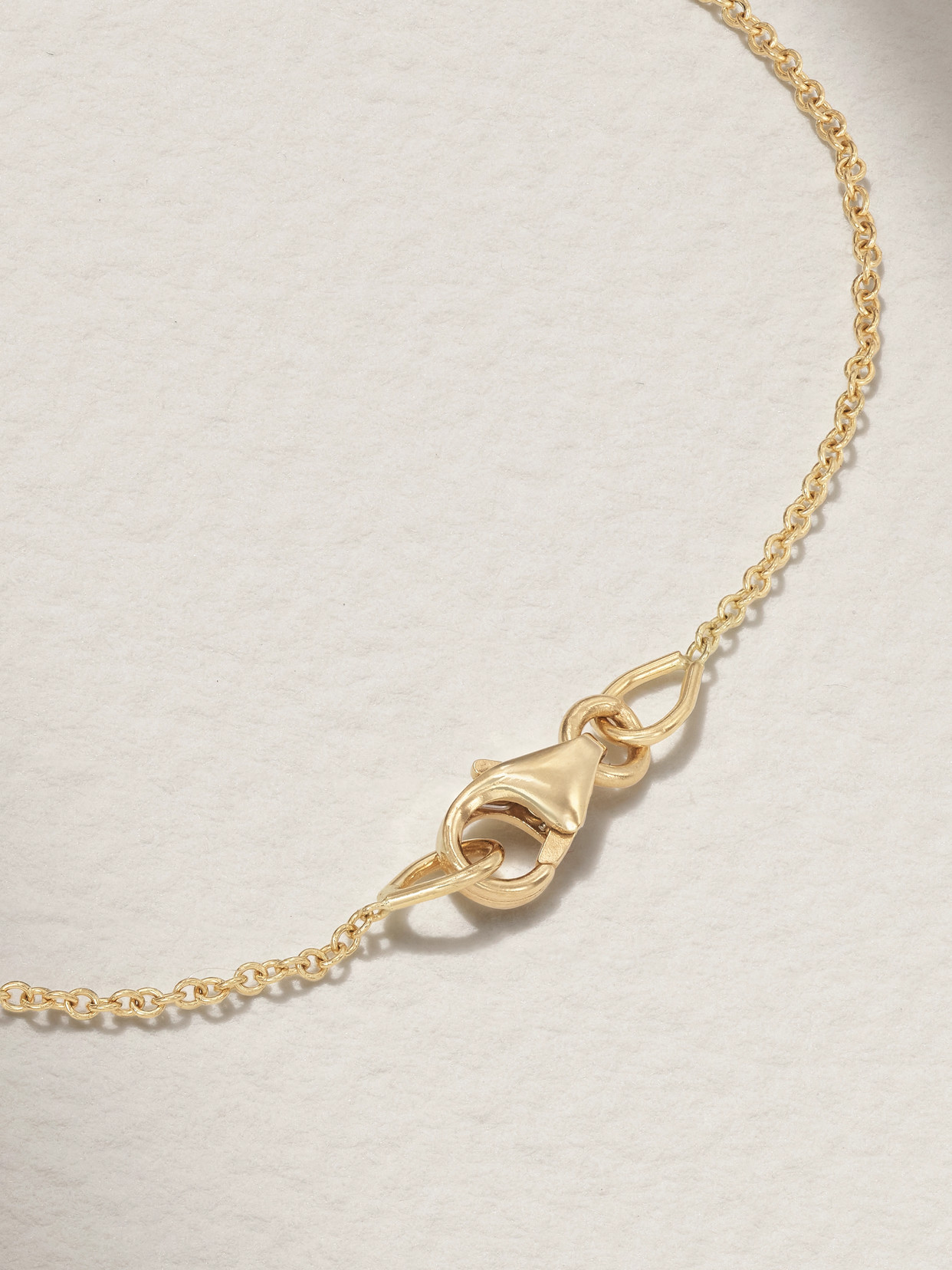Jennifer Meyer Mini Carson 18-karat Gold Diamond Bracelet In Gold
