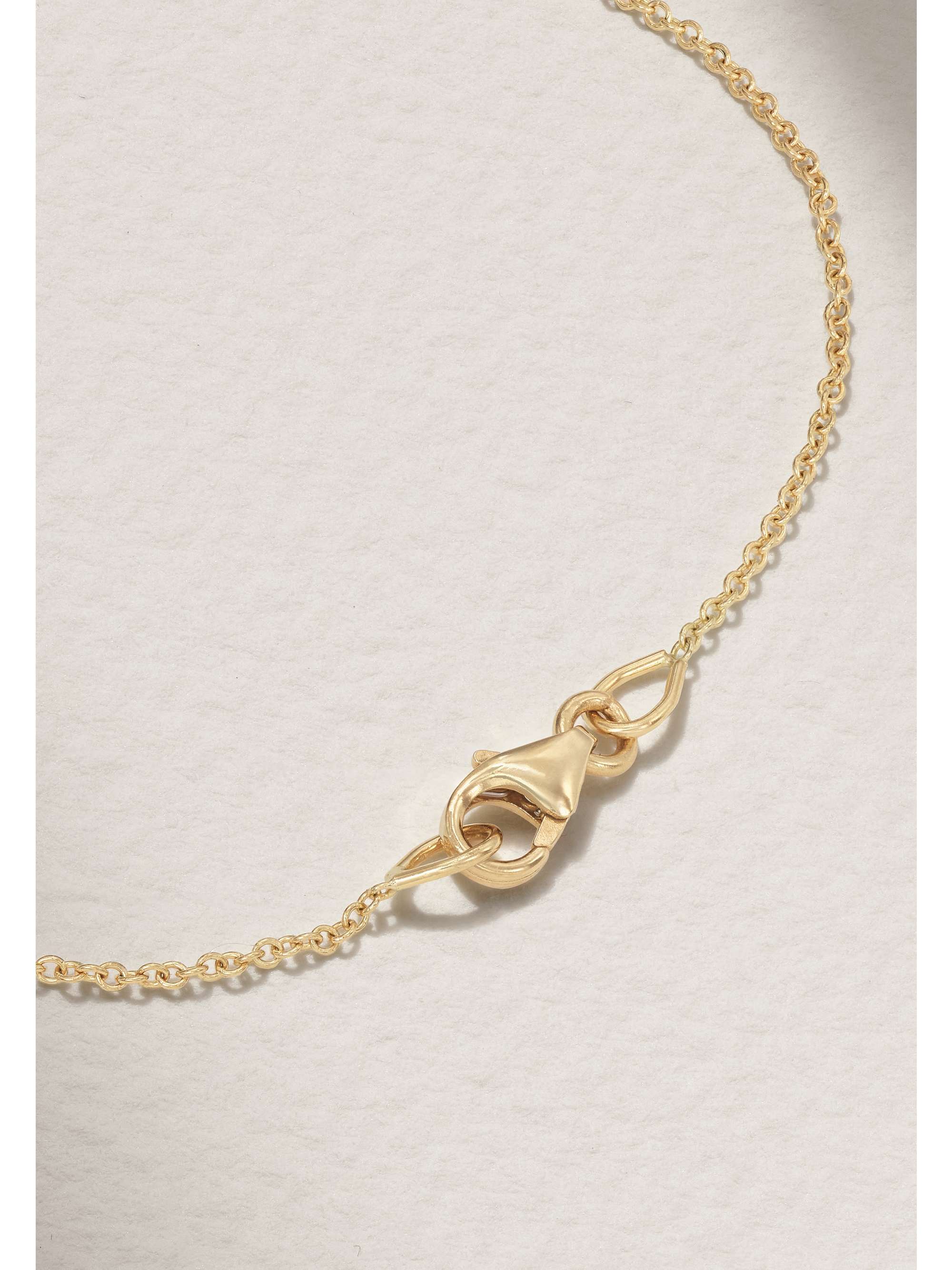 JENNIFER MEYER 미니 카슨 18K 골드 다이아몬드 브레이슬릿