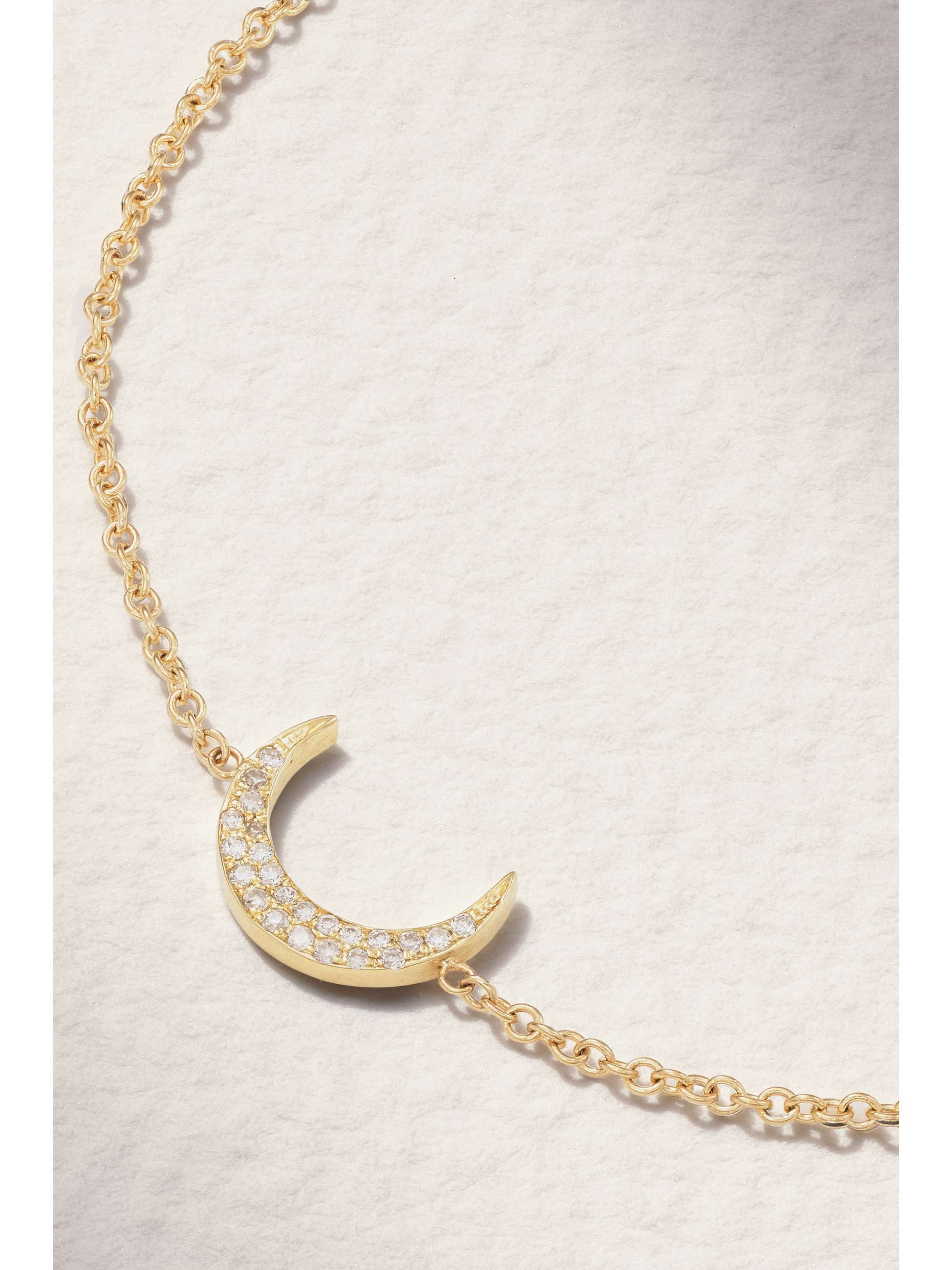 JENNIFER MEYER 미니 카슨 18K 골드 다이아몬드 브레이슬릿