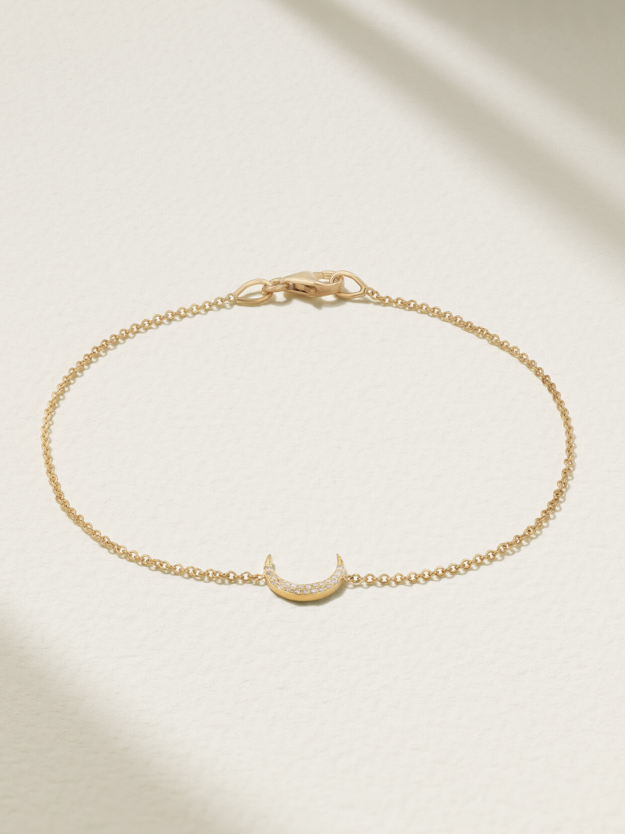 Jennifer Meyer Mini Carson 18-karat Gold Diamond Bracelet