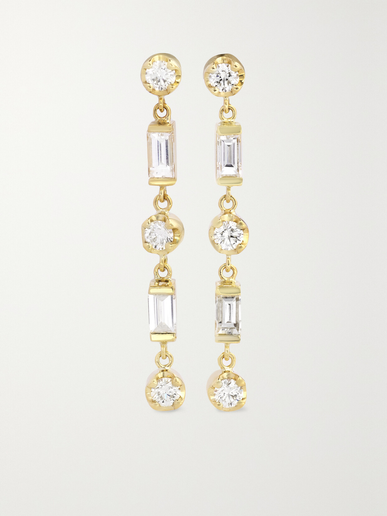 Jennifer Meyer 18-karat  Diamond Earrings