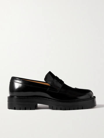 Tod's - Gomma Pesante embellished glossed-leather loafers | Plush