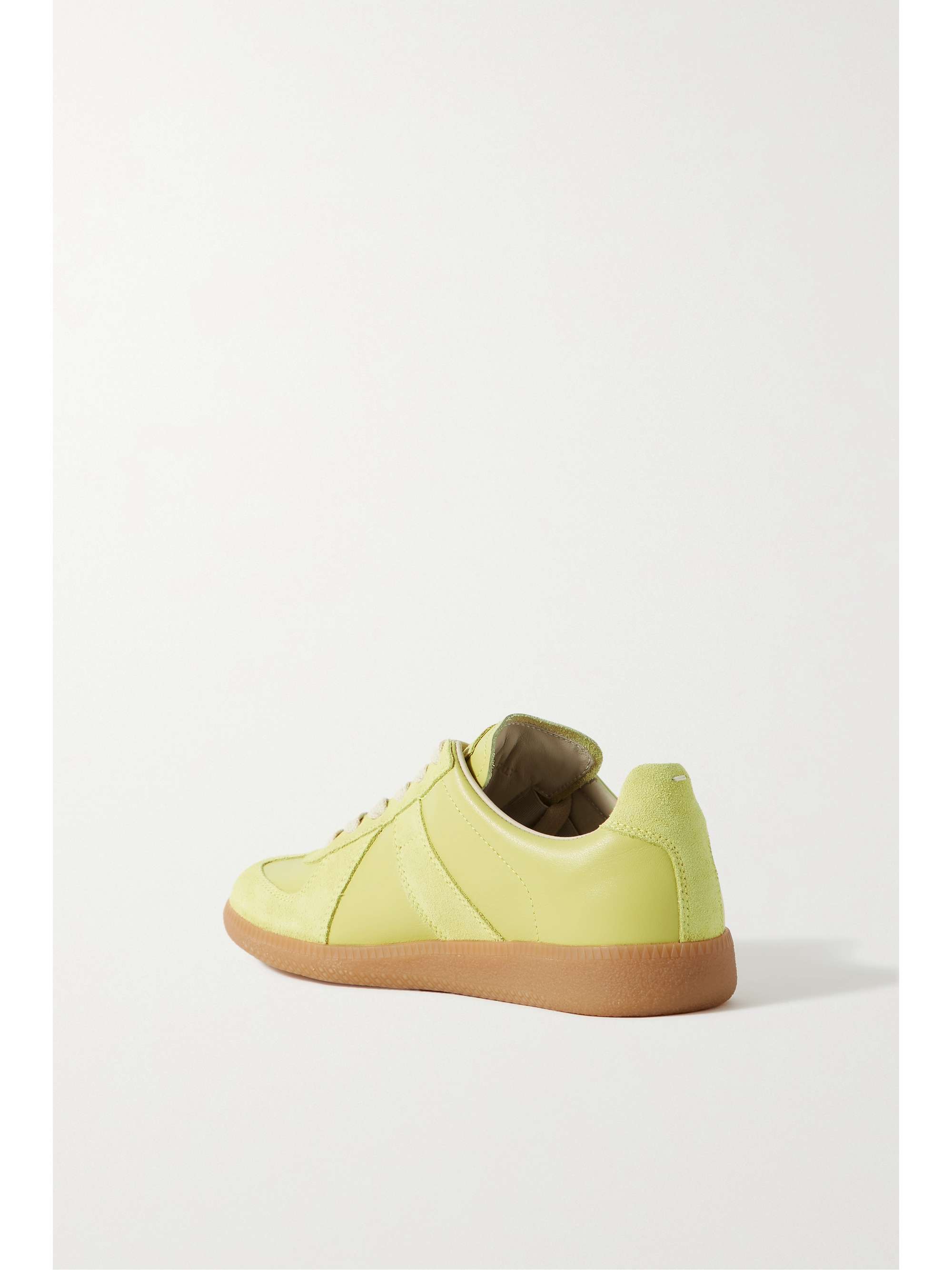 MAISON MARGIELA Replica leather and suede sneakers