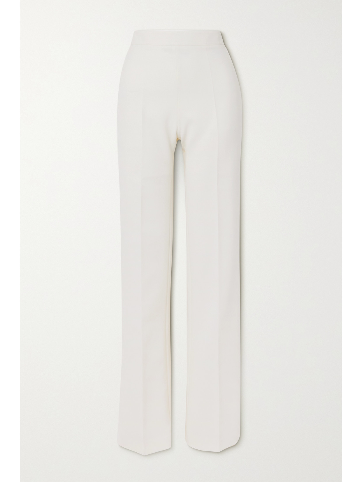 Safiyaa - Goldie Stretch-crepe Straight-leg Pants - Ivory