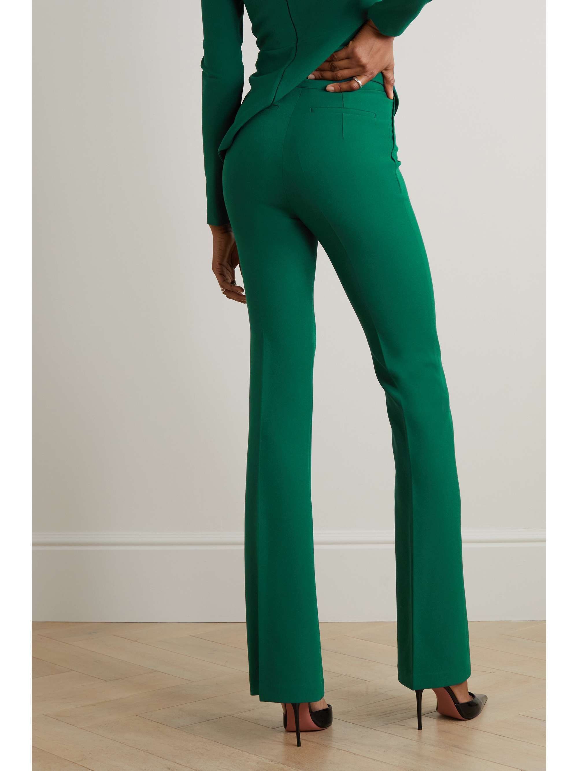 SAFIYAA Alexa stretch-crepe flared pants