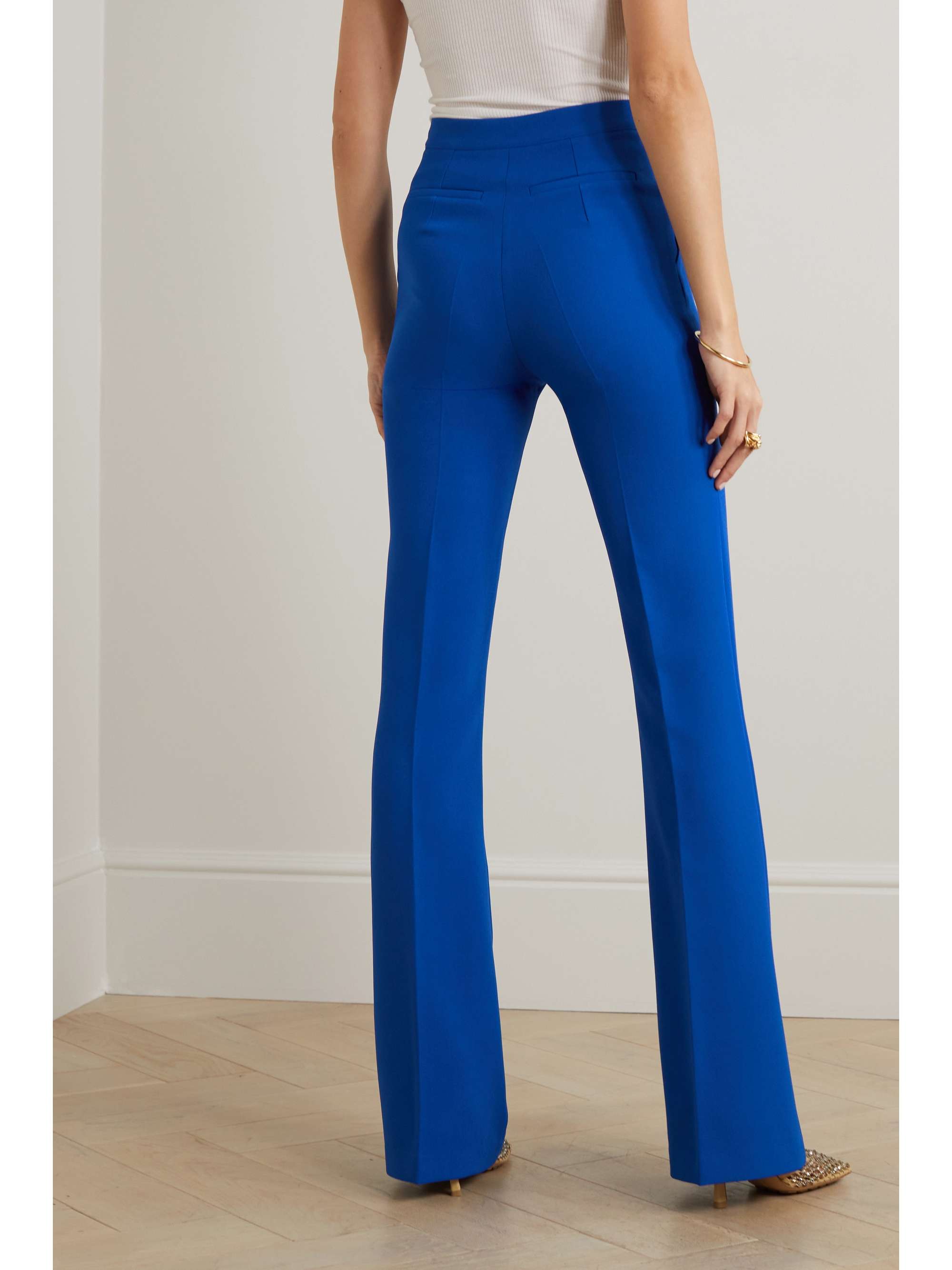 SAFIYAA Alexa stretch-crepe flared pants