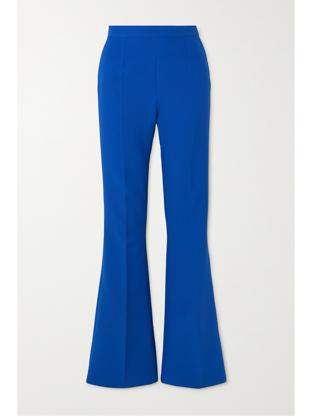 Safiyaa - Alexa Stretch-crepe Flared Pants - Blue