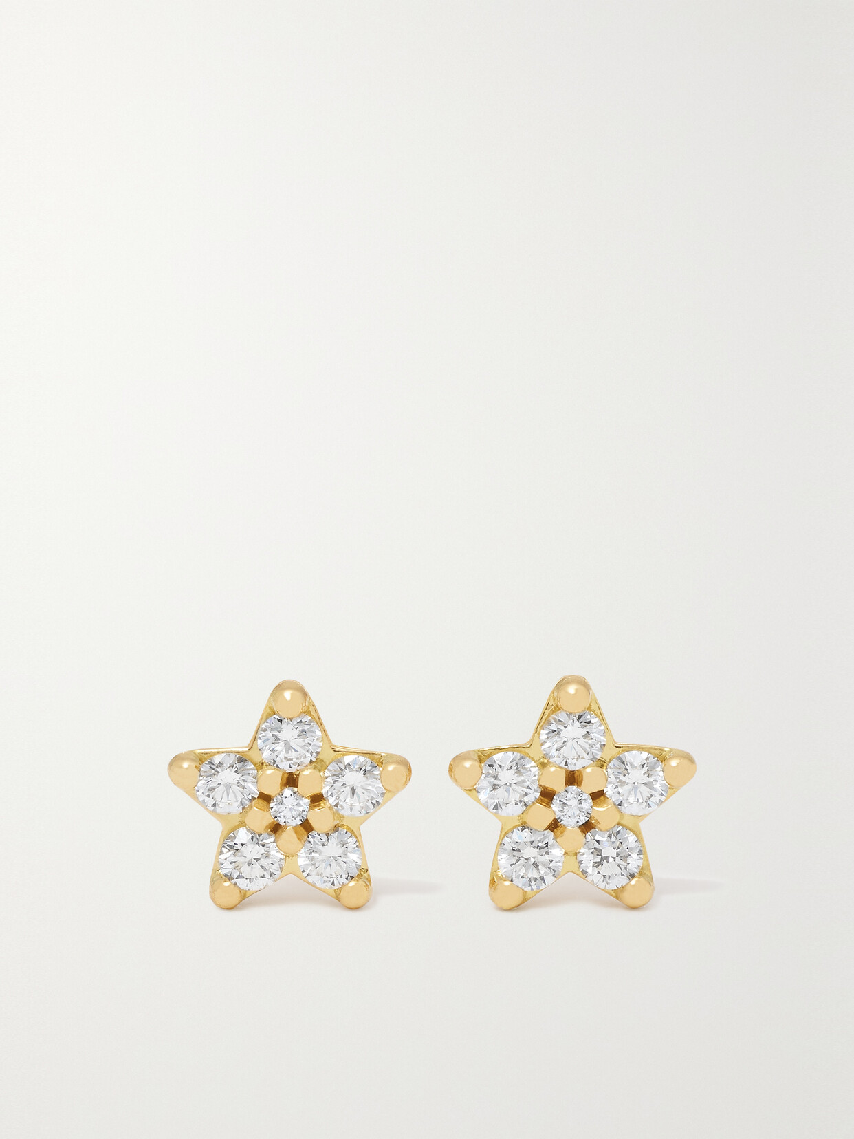 Ole Lynggaard Copenhagen Shooting Stars Small 18-karat Gold Diamond Earrings