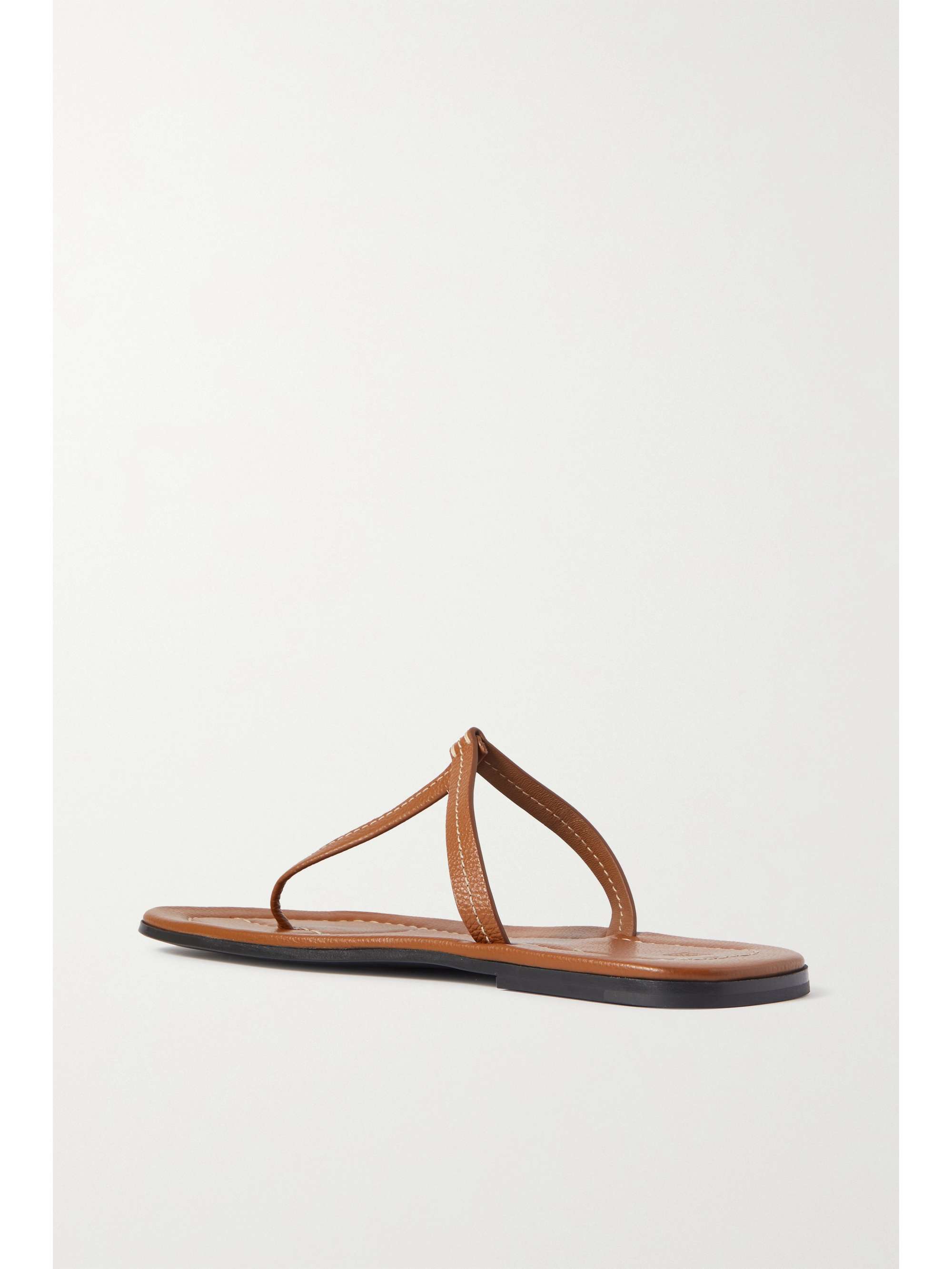 TOTEME The T-strap leather sandals | NET-A-PORTER