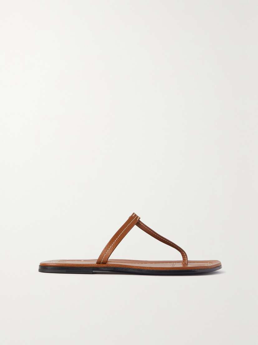 TOTEME The T-strap Leather Sandals