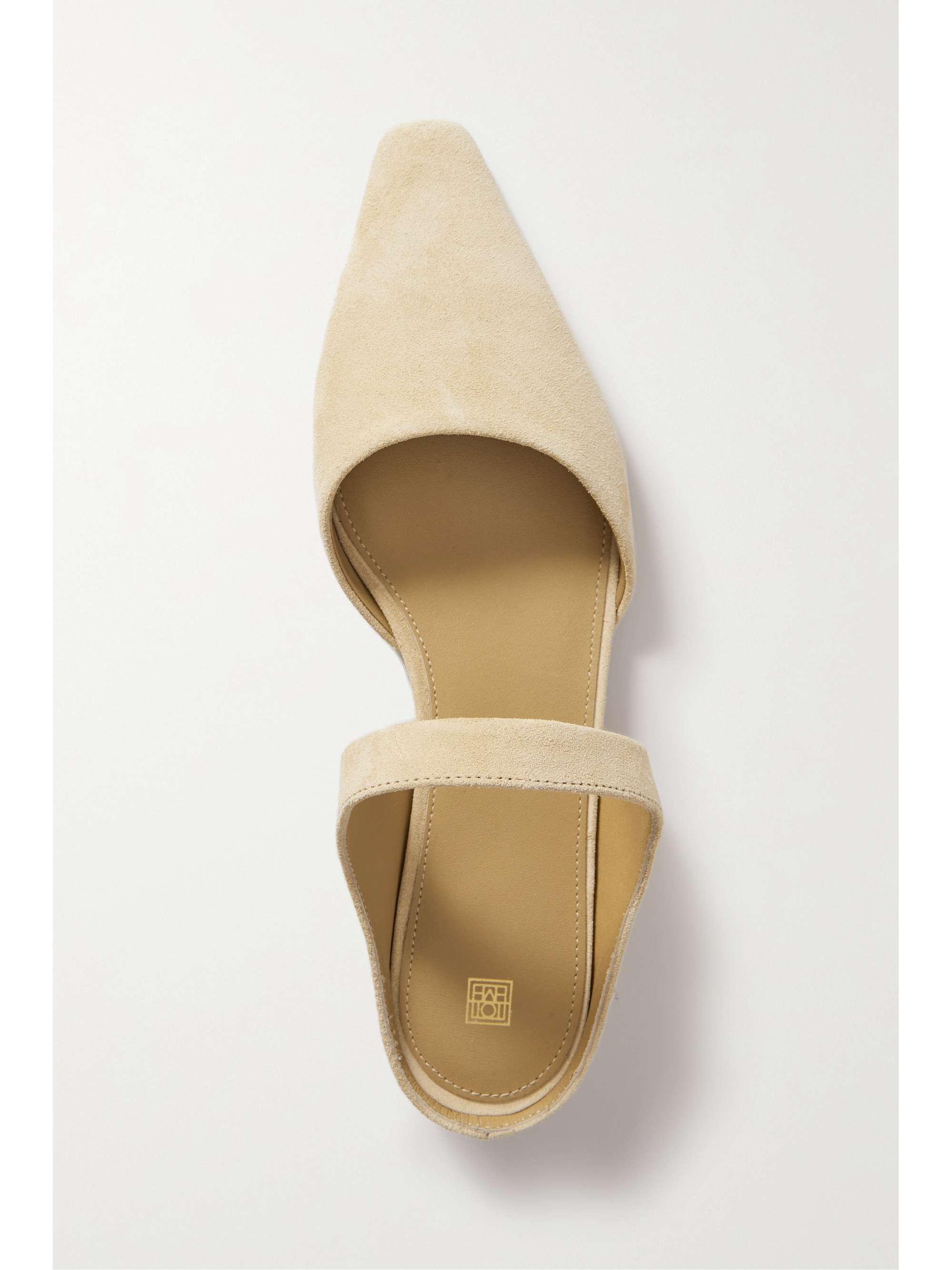 TOTEME The Pointy suede flats