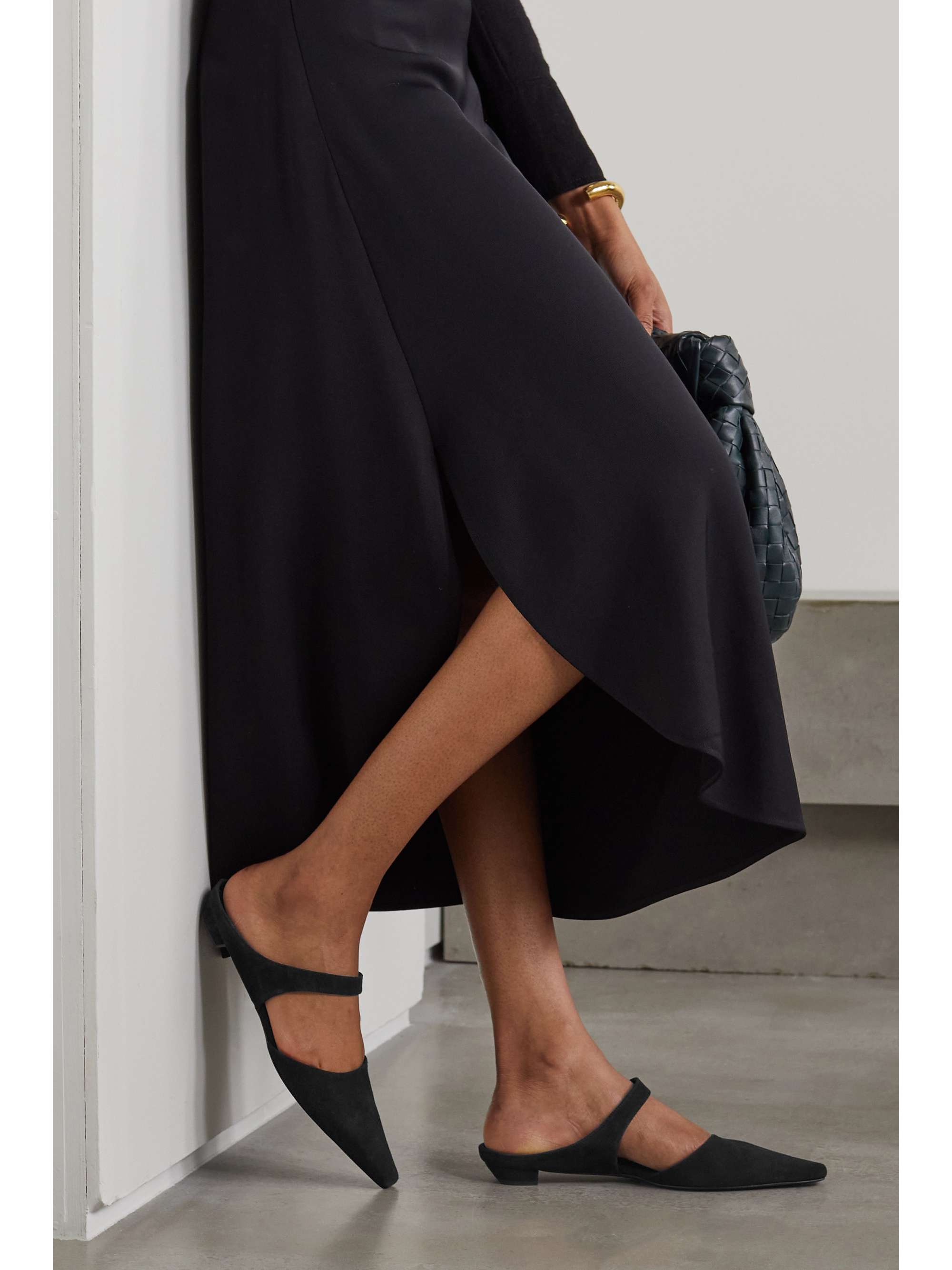 TOTEME The Pointy suede flats