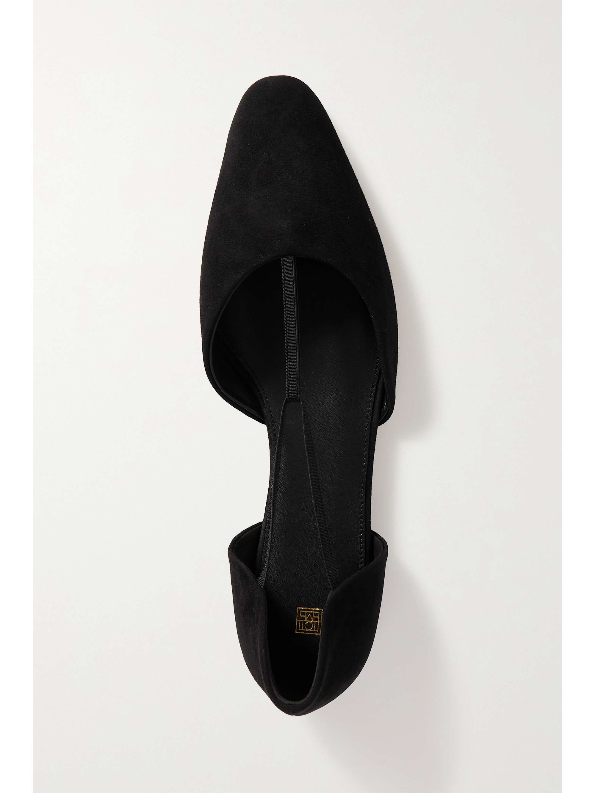 TOTEME The T-strap faille point-toe flats
