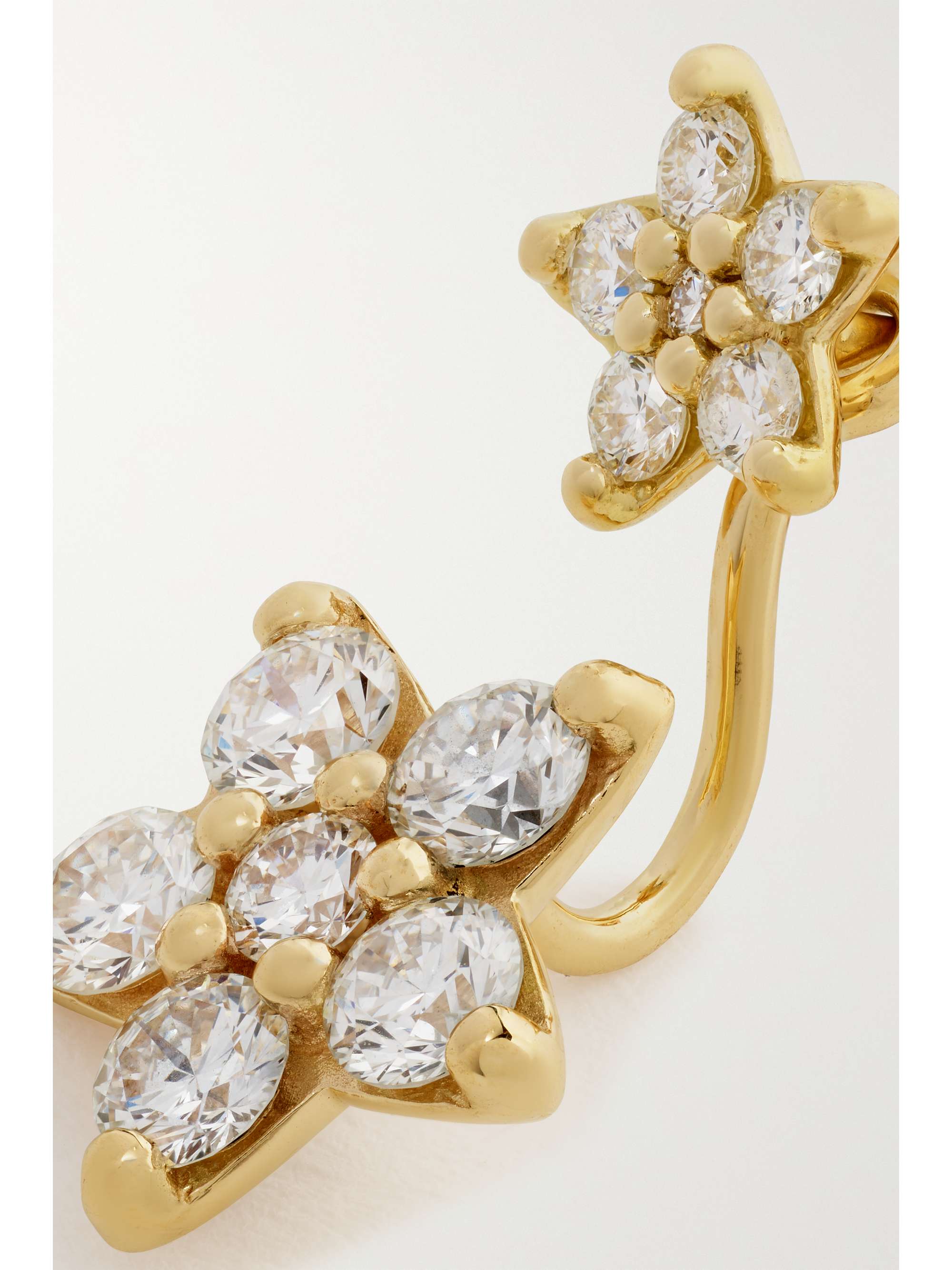 OLE LYNGGAARD COPENHAGEN Shooting Star 18-karat gold diamond single earring