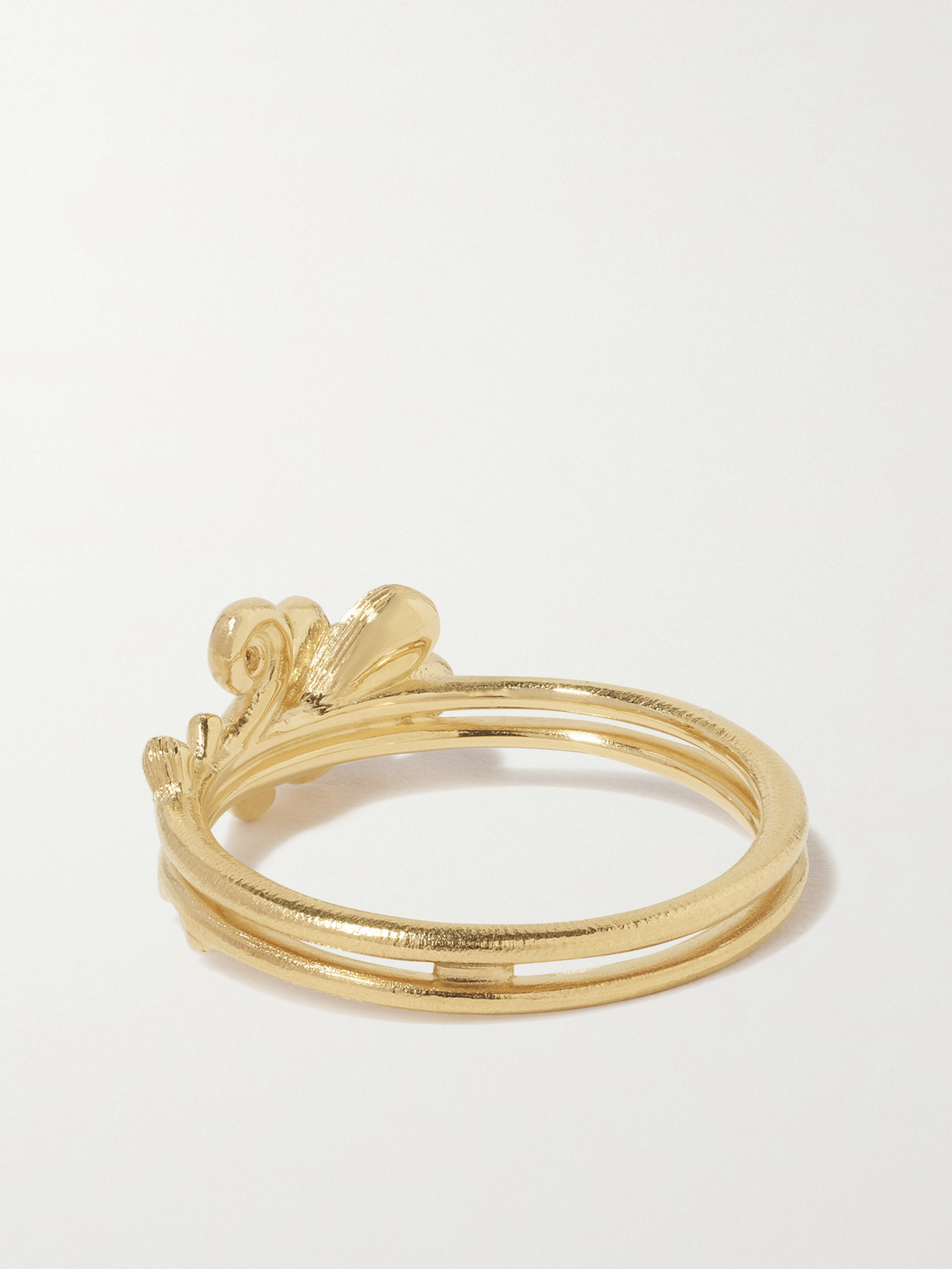 OLE LYNGGAARD COPENHAGEN BOHO 18-KARAT GOLD DIAMOND RING