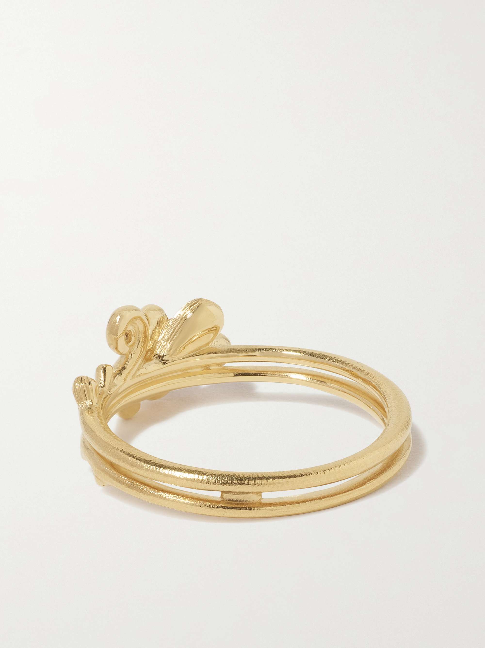 OLE LYNGGAARD COPENHAGEN Boho 18-karat gold diamond ring