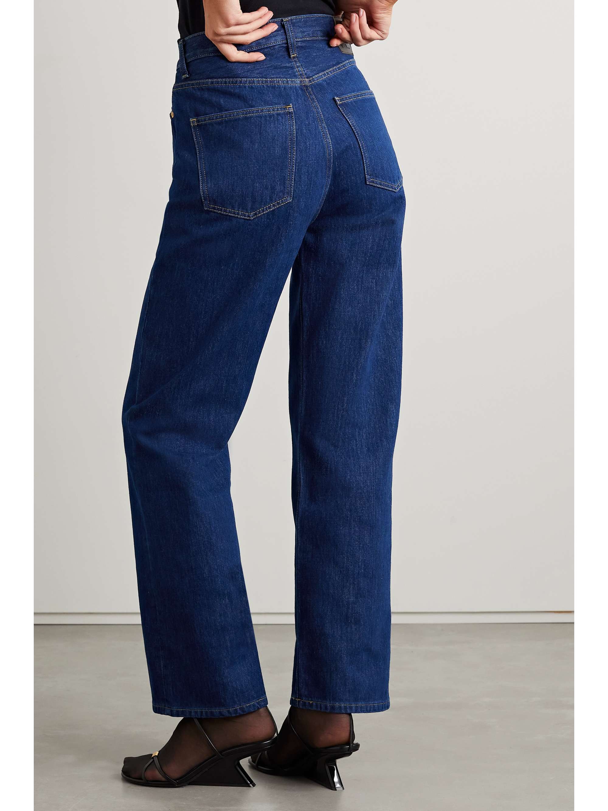 TOVE Linn high-rise straight-leg jeans