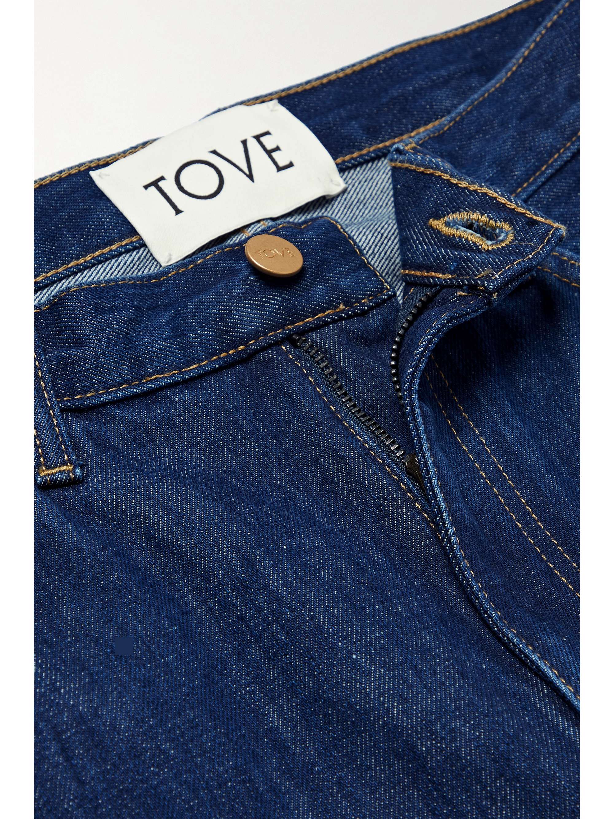 TOVE Linn high-rise straight-leg jeans